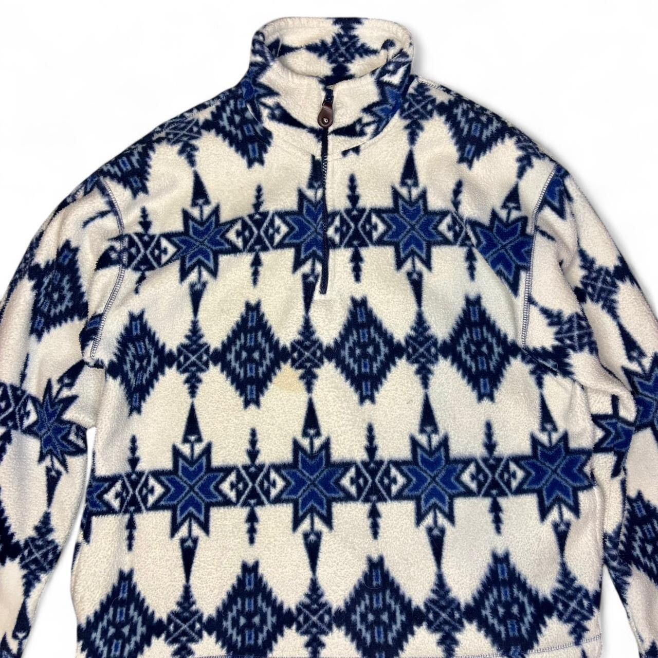 American Eagle Outfitters American Eagle vintage 90’s Aztec fleece quarter zip sweater Size US M / EU 48-50 / 2 - 2 Thumbnail