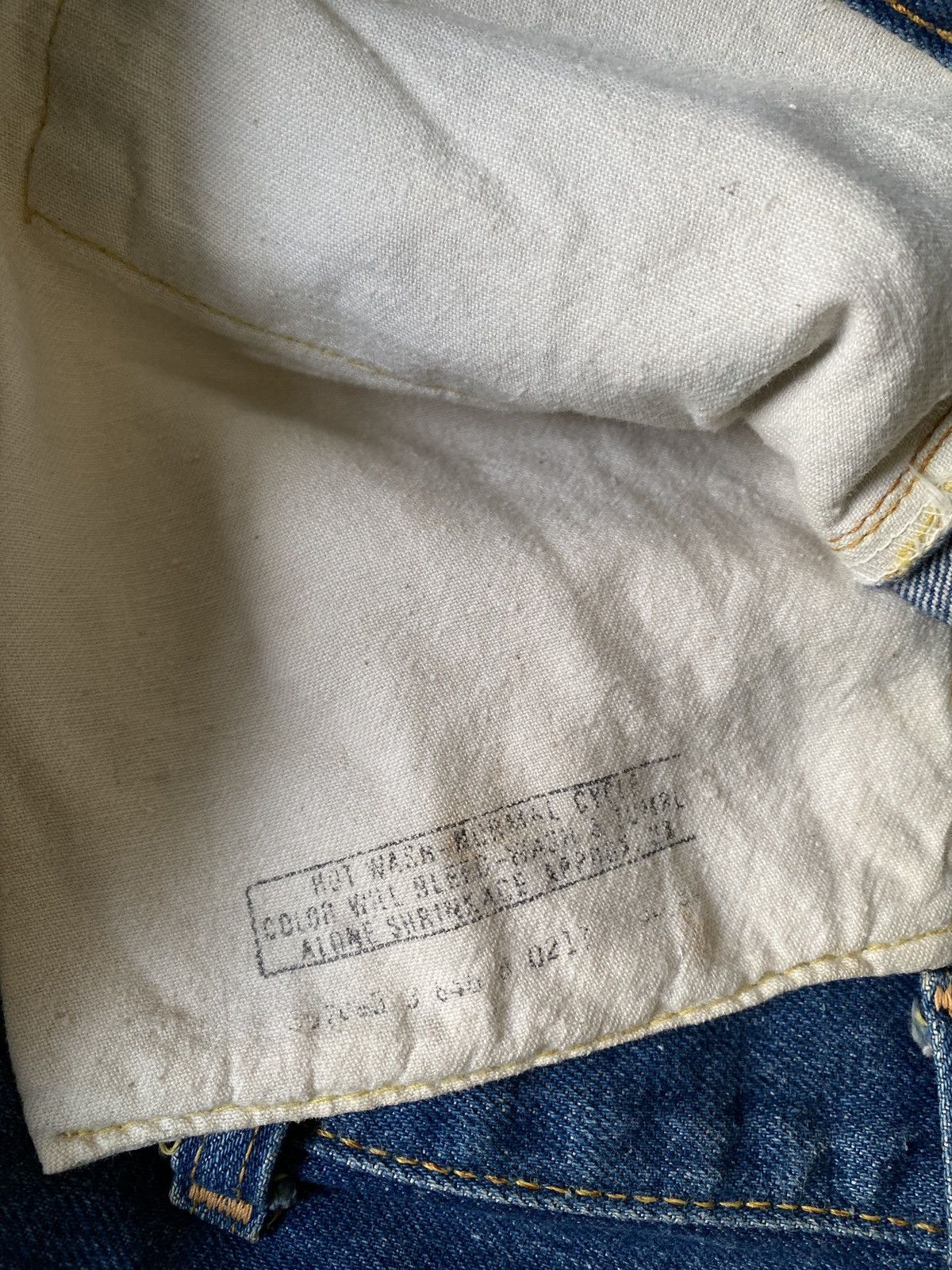 Vintage RARE !!! Vintage 70s Levi’s 646 Orange Tab Flare Denim Size US 30 / EU 46 - 17 Thumbnail