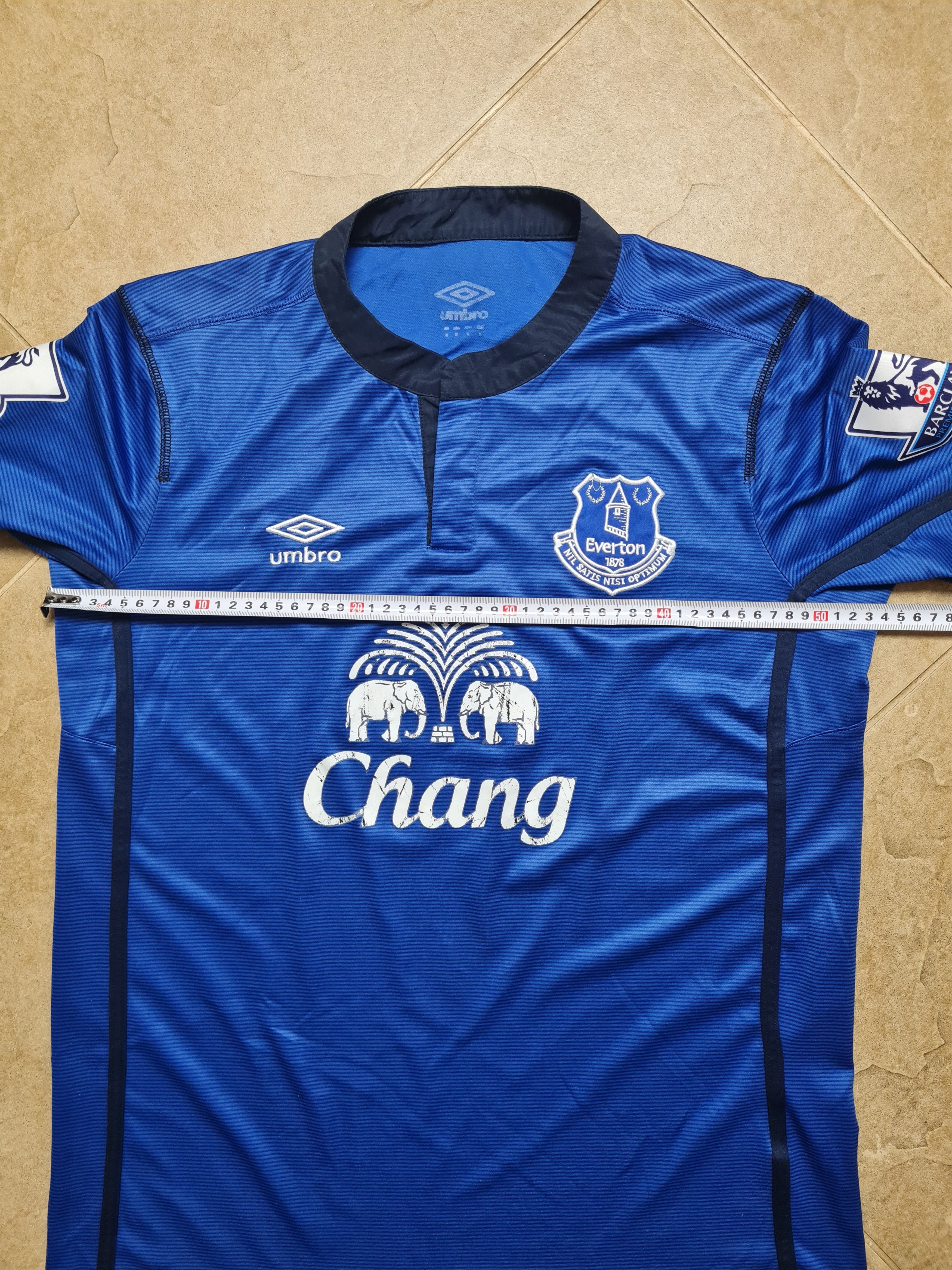 Umbro EVERTON ENGLAND 2014/2015 HOME SHIRT JERSEY #17 BESIC UMBRO Size US L / EU 52-54 / 3 - 3 Thumbnail