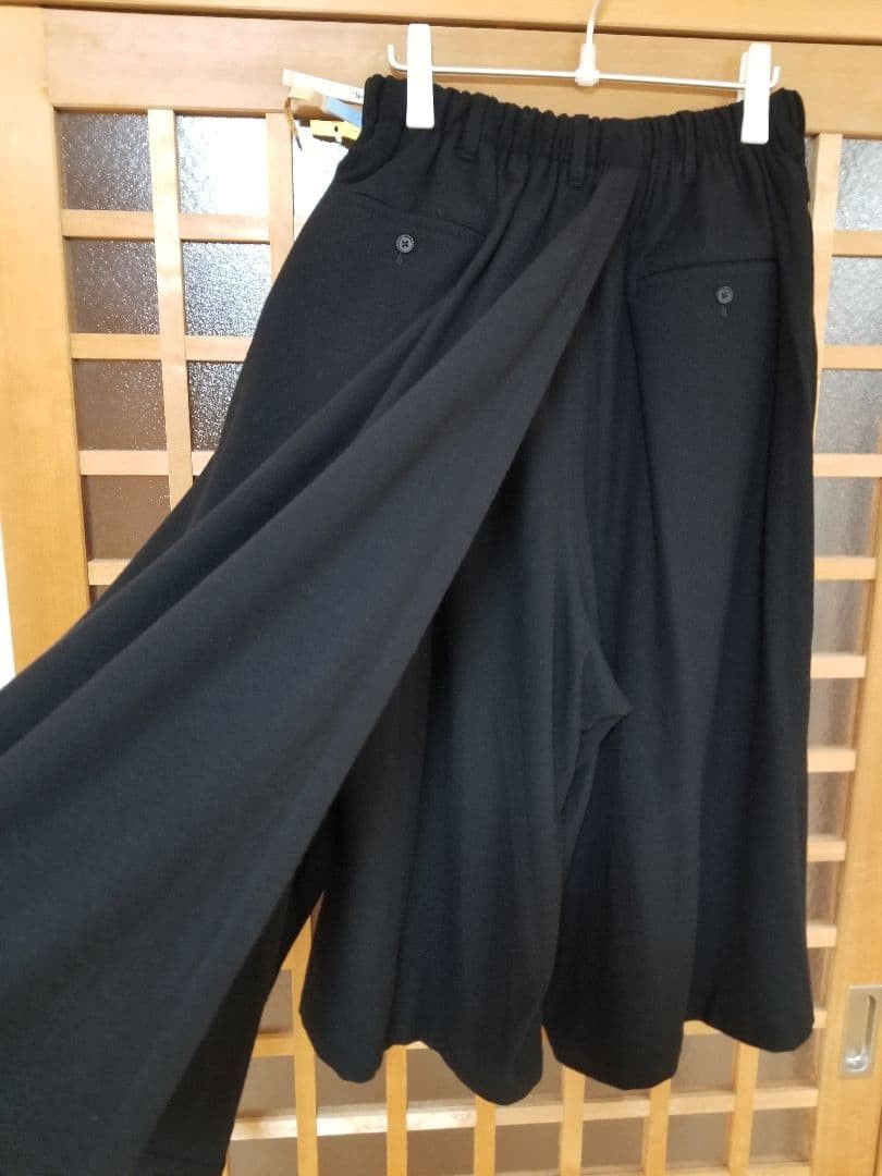 Yohji Yamamoto POUR HOMME 24AW Wool Flannel Drape Pants HO-P75-550 Size US 35 - 4 Thumbnail