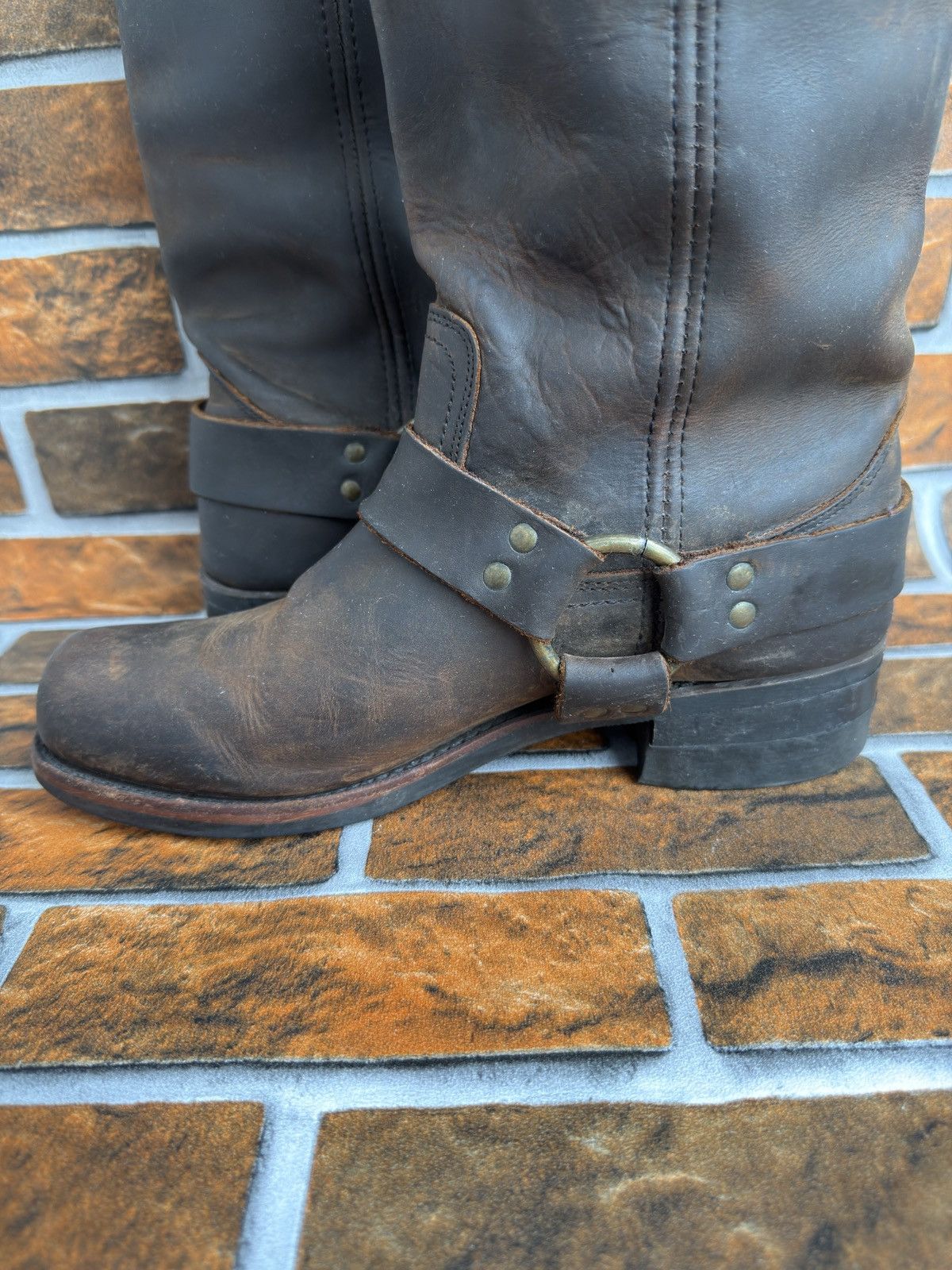 Frye Harness biker boots Size US 8 / EU 41 - 16 Thumbnail