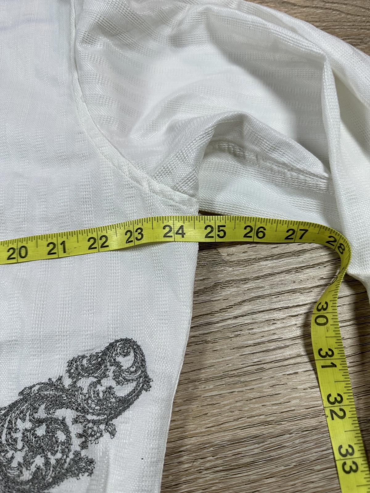 English Laundry English Laundry Mens Dress Shirt XXL White Floral Embroider Size US XXL / EU 58 / 5 - 6 Thumbnail