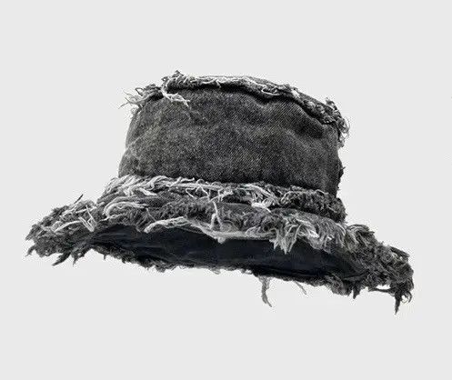 Japanese Brand Utility grunge vintage frayed distressed edge bucket hat Size ONE SIZE - 3 Thumbnail