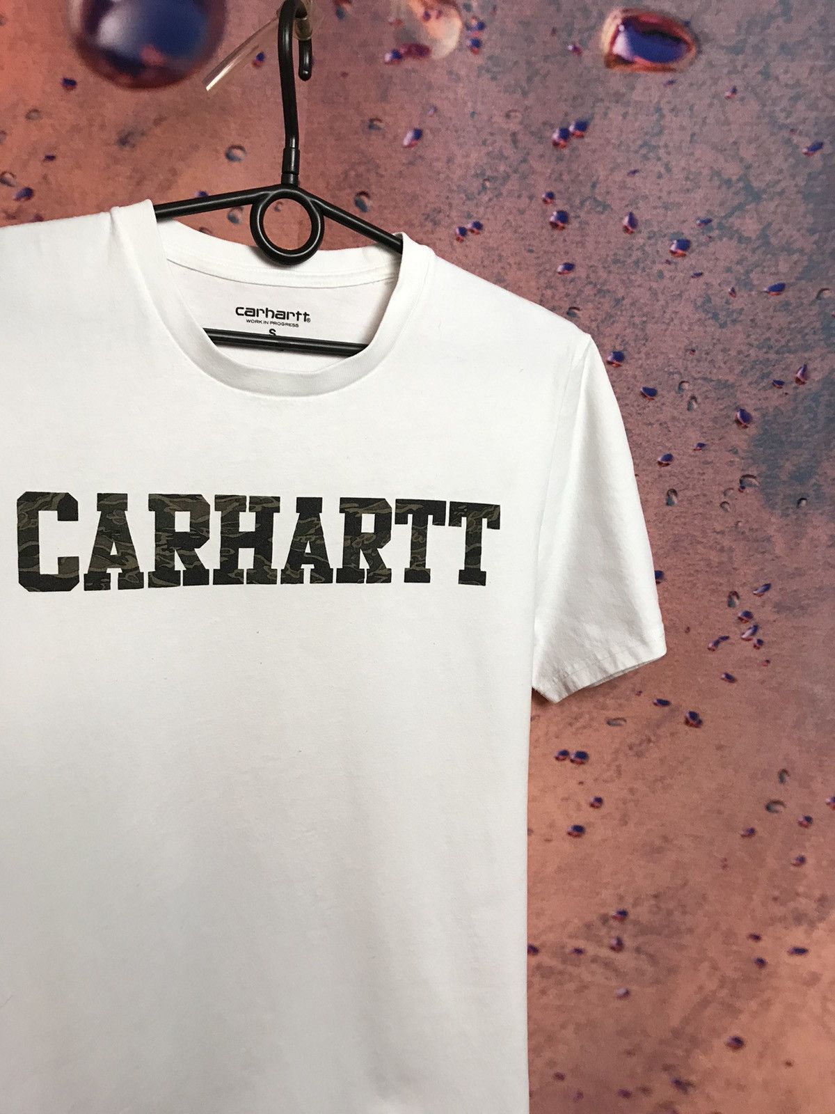 Carhartt Carhartt Wip streetwear big logo tee Size US S / EU 44-46 / 1 - 1 Thumbnail