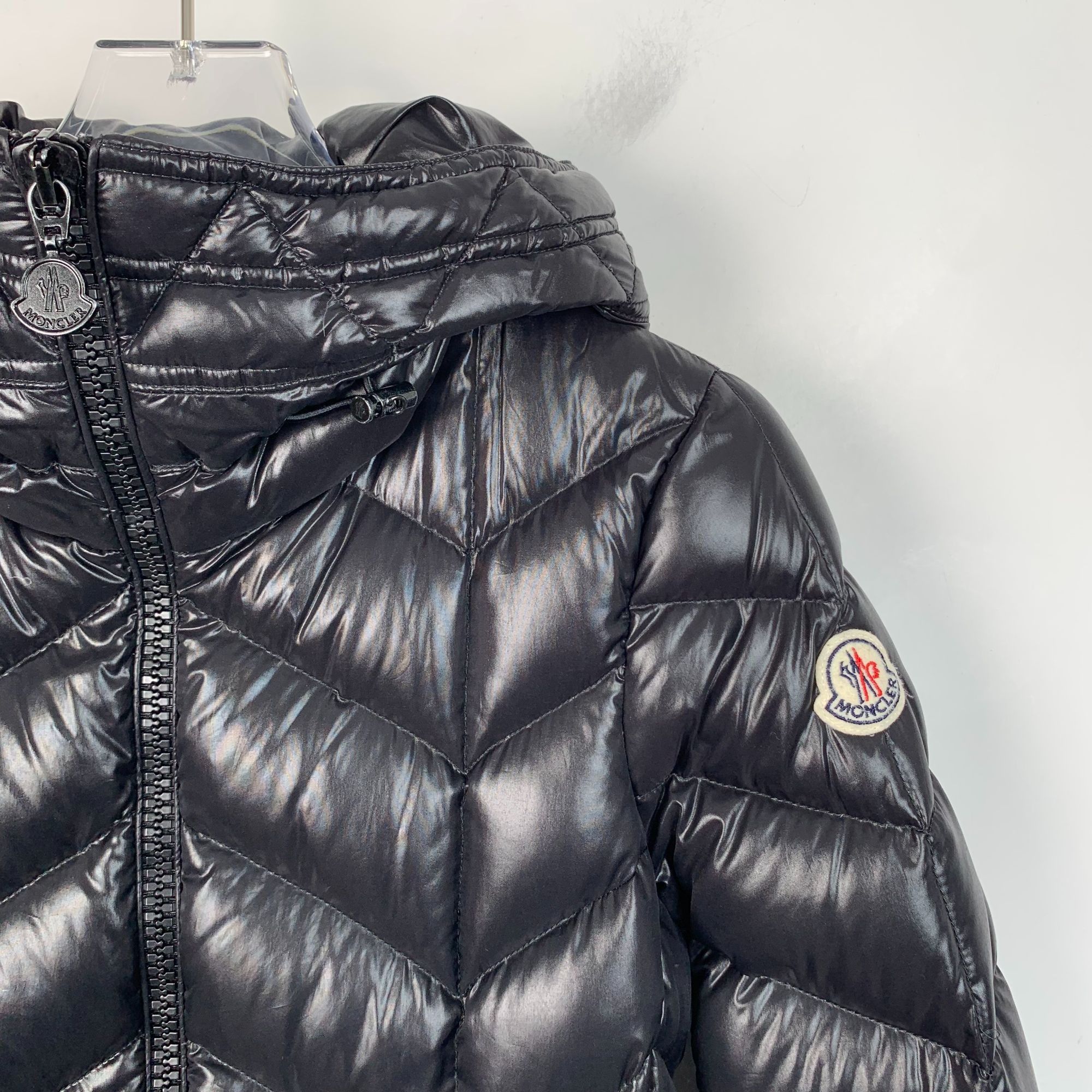 Moncler Moncler Badete Black Logo Patch Hooded Quilted Down Size US XXS / EU 40 - 7 Thumbnail