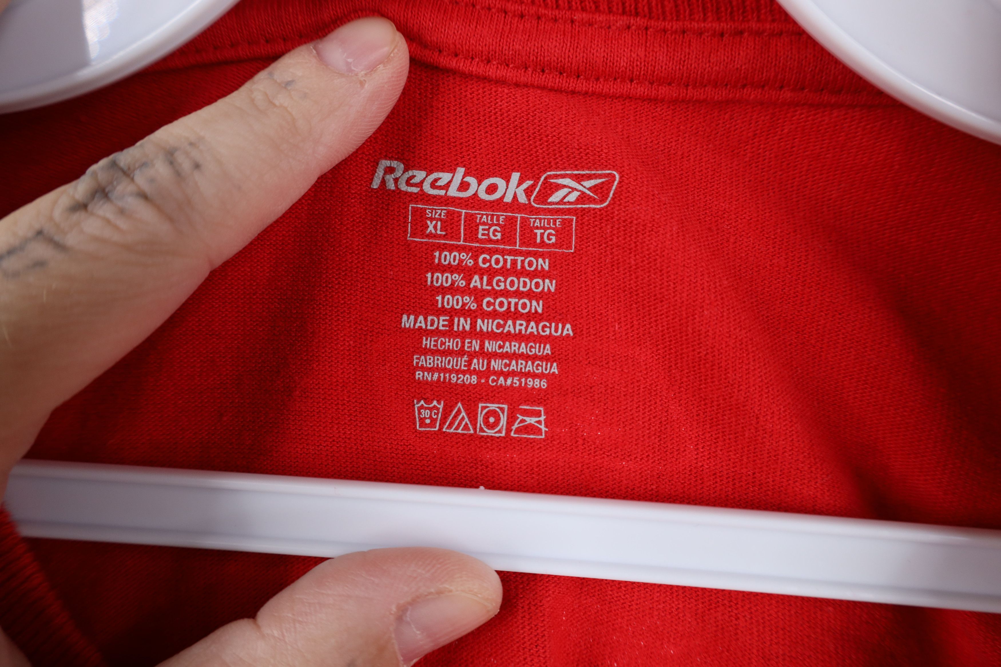 Reebok Vintage Reebok Zetterberg Red Wings Hockey Jersey T-Shirt Size US XL / EU 56 / 4 - 10 Thumbnail