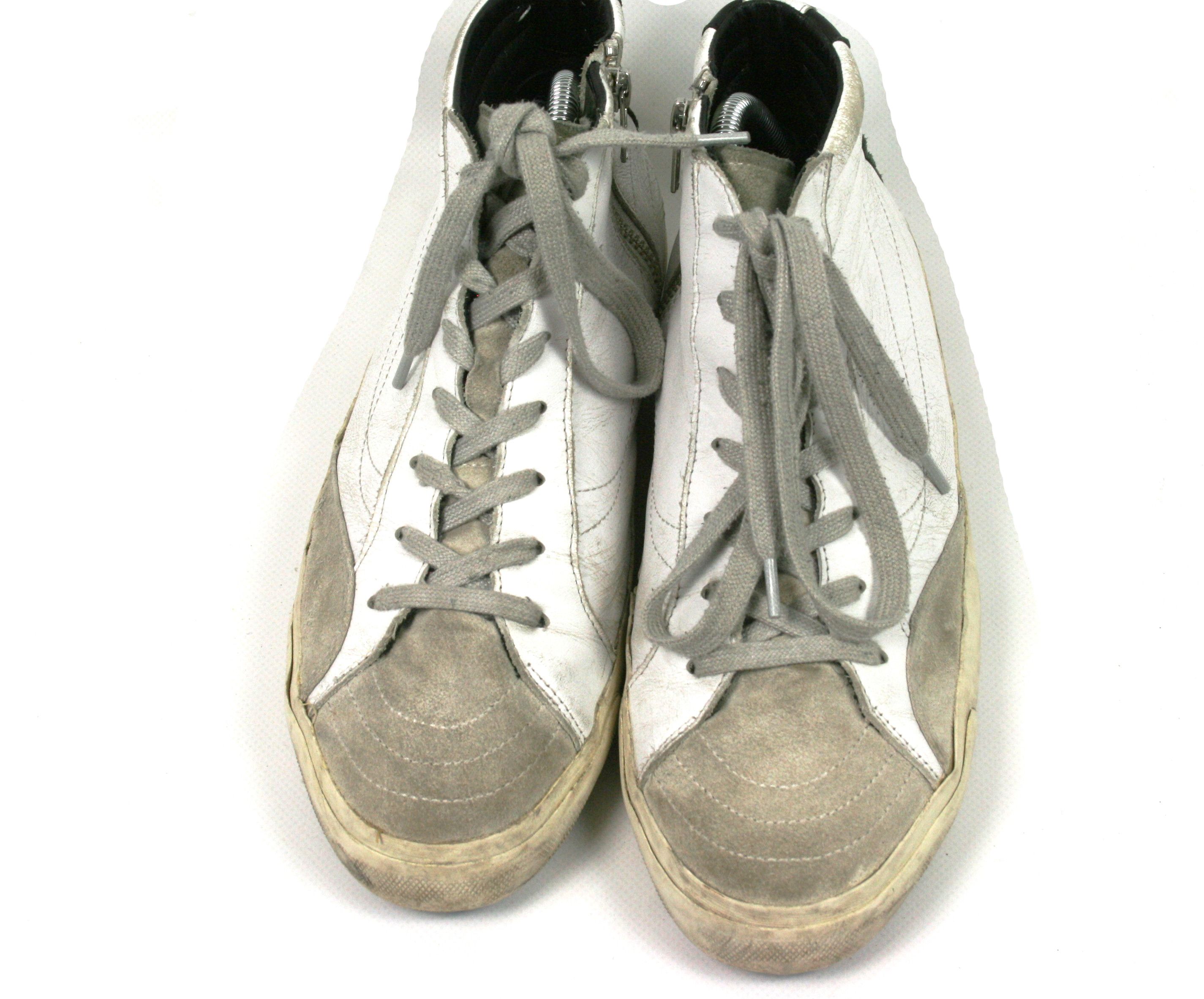 Dirk Bikkembergs Distressed Rubber Zipped High Top Sneakers Size US 8 / EU 41 - 5 Thumbnail