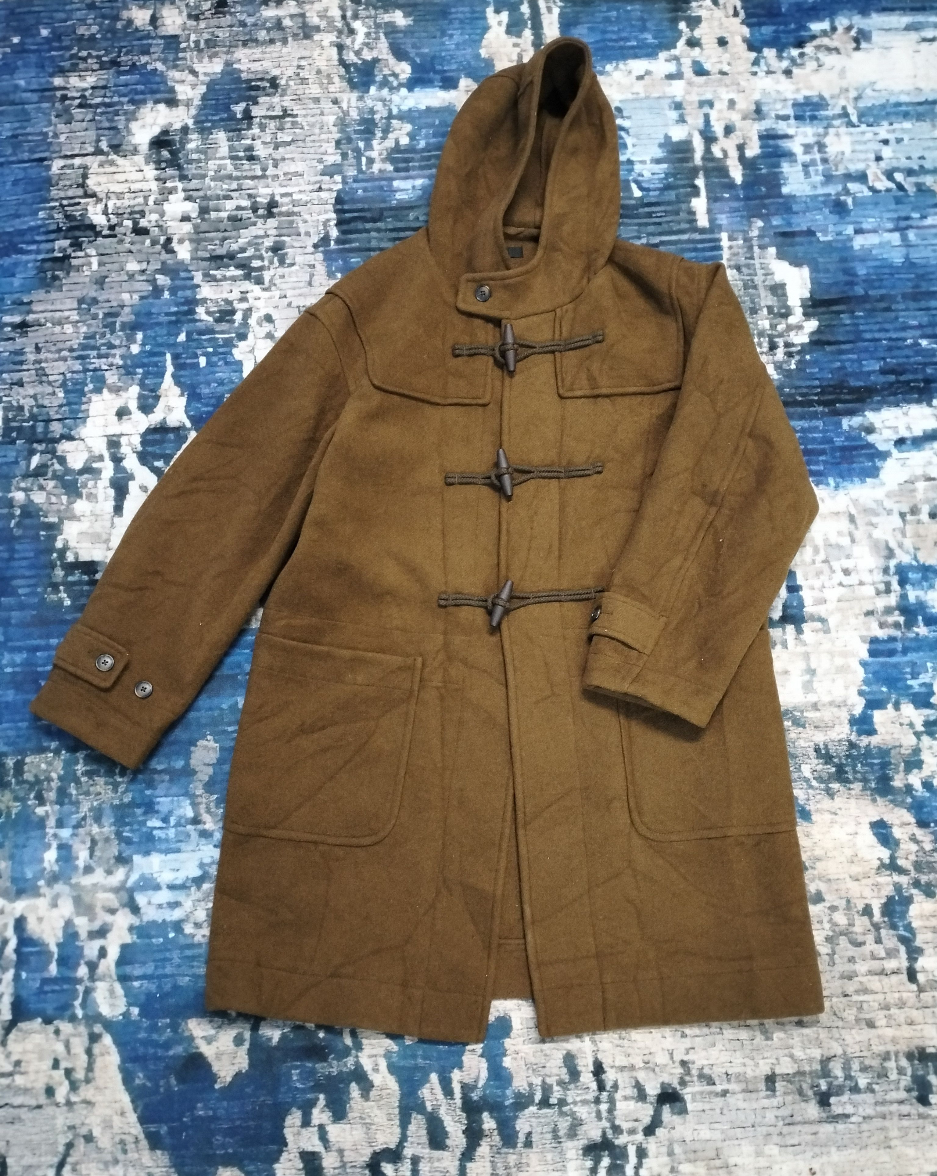 Japanese Brand Uniqlo Duffle Coat Hoodies Jacket Size US L / EU 52-54 / 3 - 1 Thumbnail