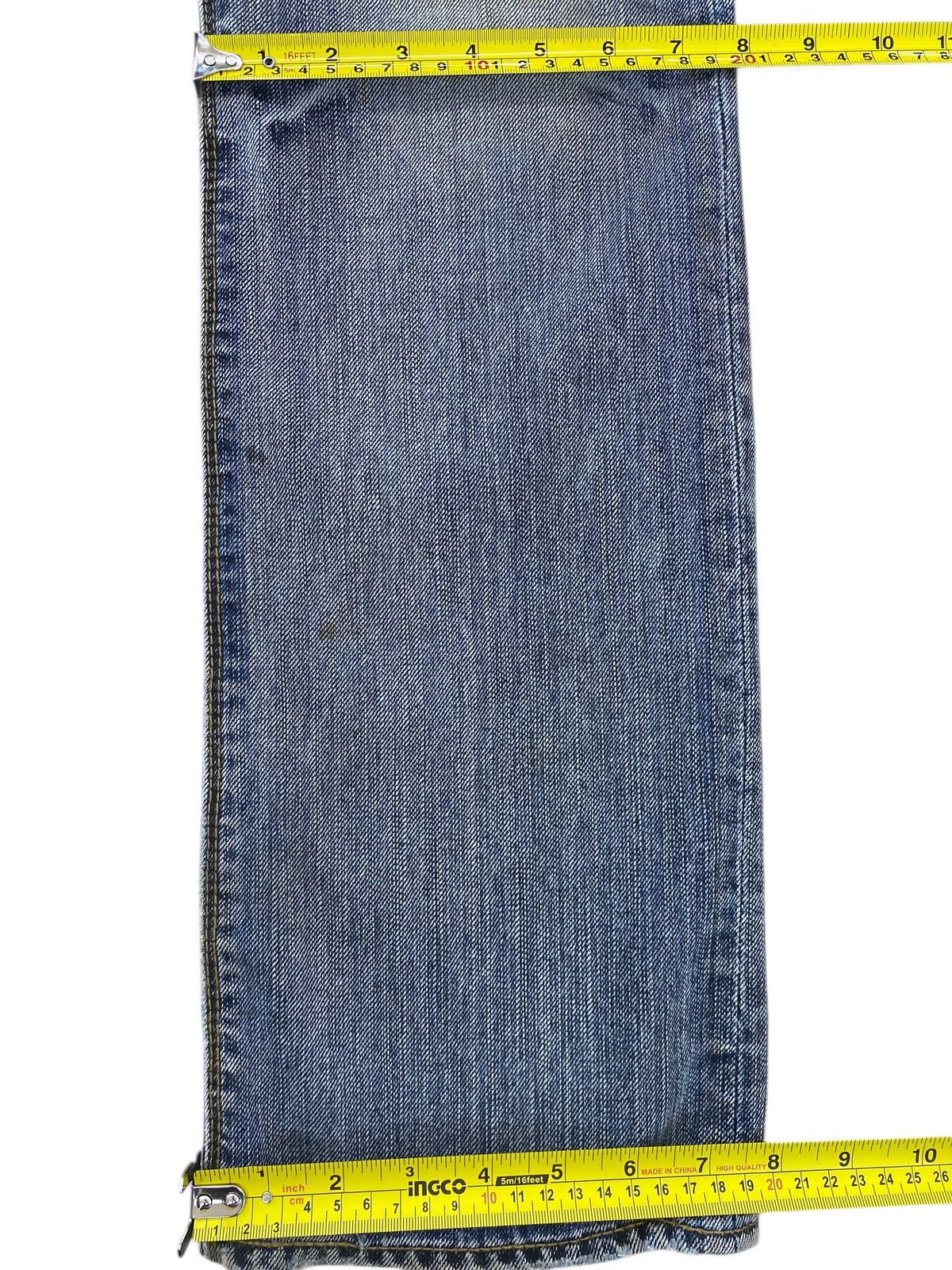 Boycott Boycutt Faded Wash Whiskered Style Straight Leg Jeans Size US 31 - 9 Thumbnail