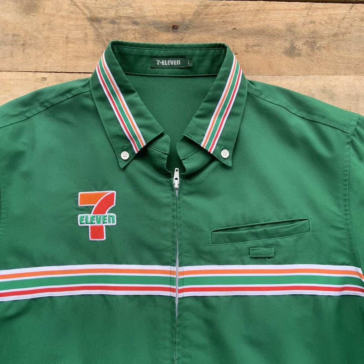 Vintage 7 Eleven Work Shirt Long Sleeves Size US S / EU 44-46 / 1 - 4 Thumbnail