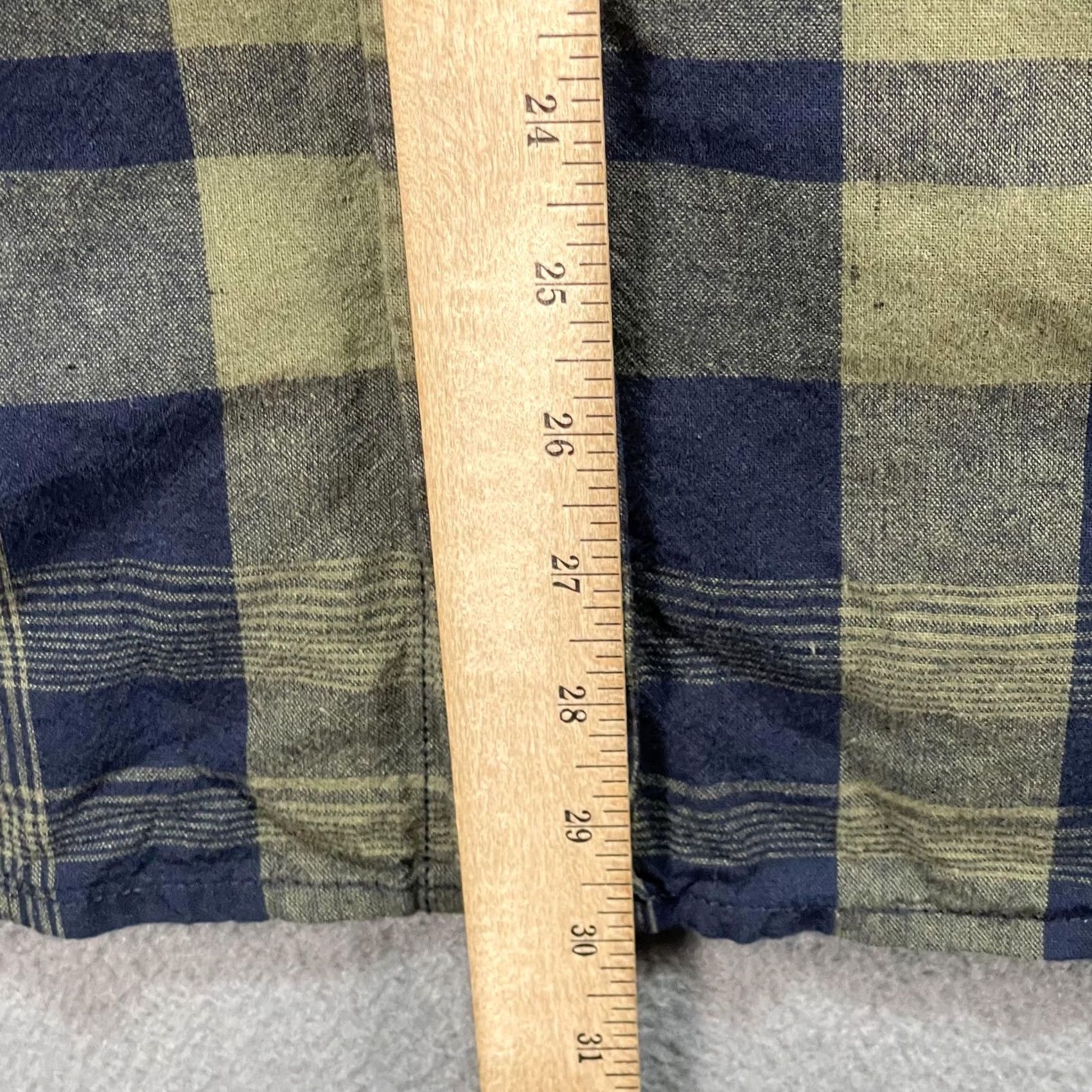 Levi's VINTAGE Levi's Shirt Mens 2XL Burnt Olive Navy Plaid Short Sleeve Button Up Ernie Casual Size US XXL / EU 58 / 5 - 8 Thumbnail