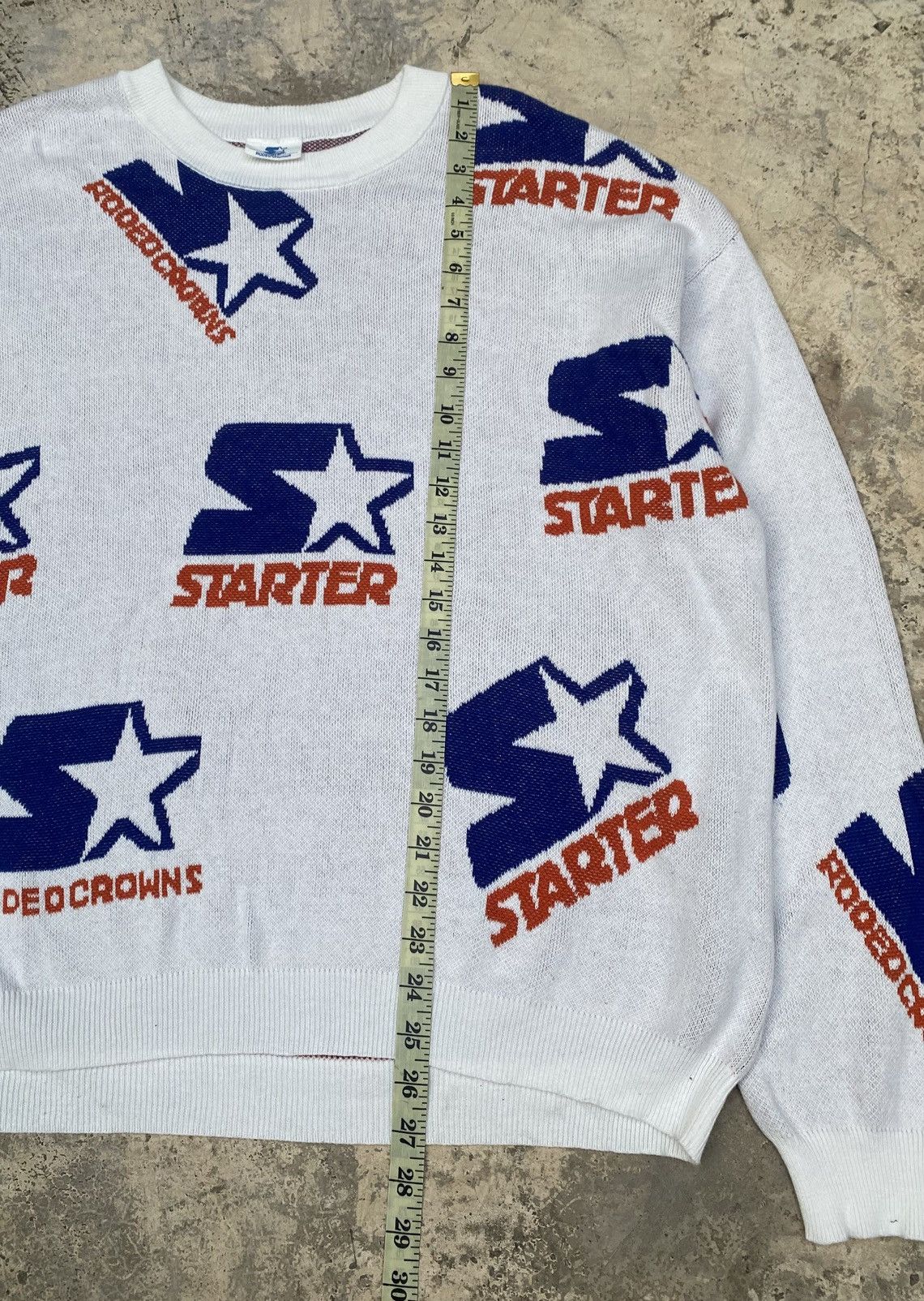 Starter Starter By Rodeo Crowns All-Over Logo Knitted Size US L / EU 52-54 / 3 - 10 Thumbnail