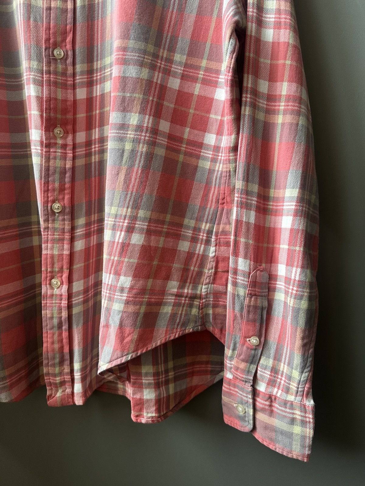 Ralph Lauren Polo Ralph Lauren Pony Logo Flannel Oxford Shirt Size L / US 10 / IT 46 - 4 Thumbnail
