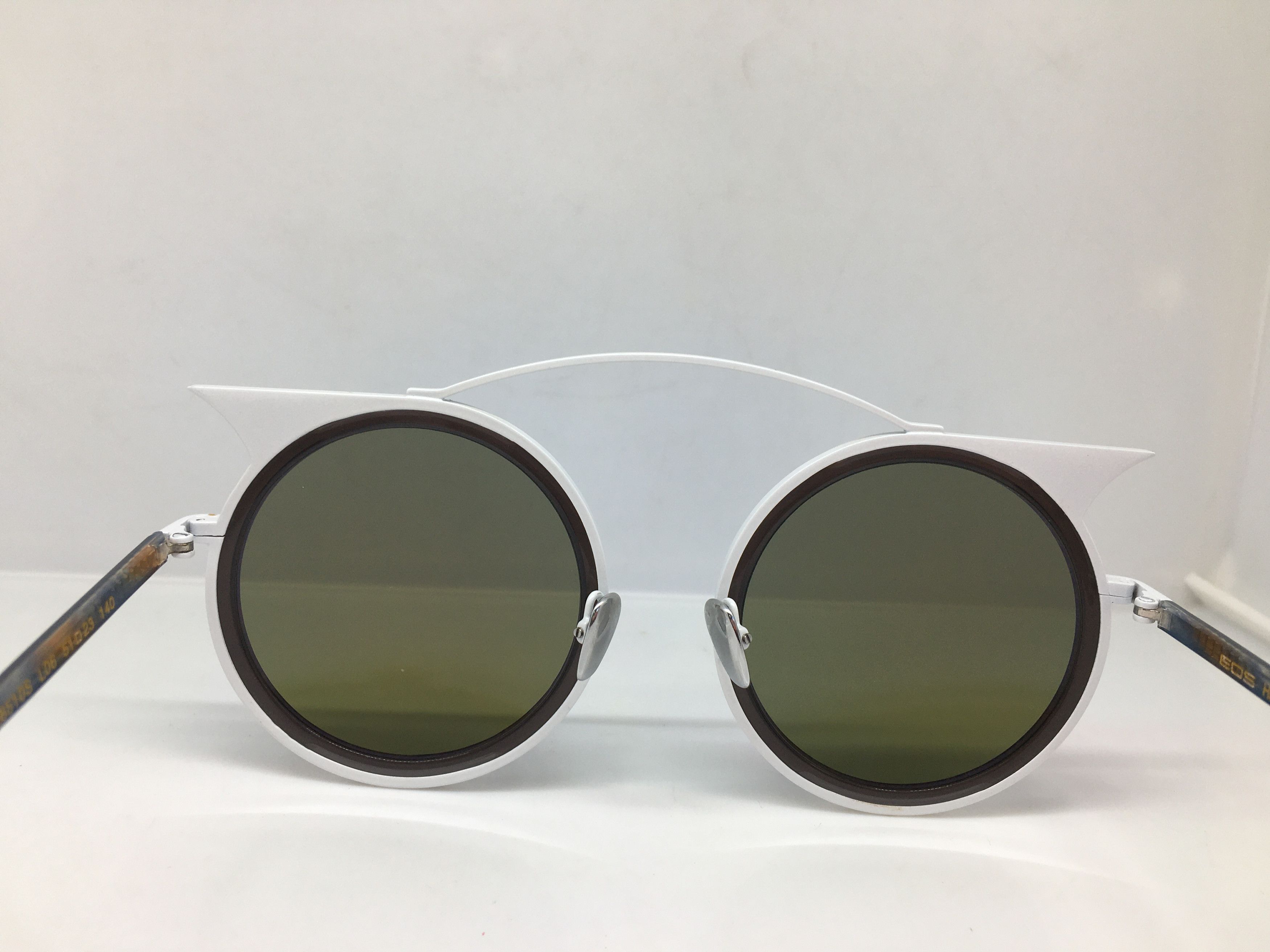 Other EOS E8510S White Round Sunglasses Frame Show Time Size ONE SIZE - 4 Thumbnail
