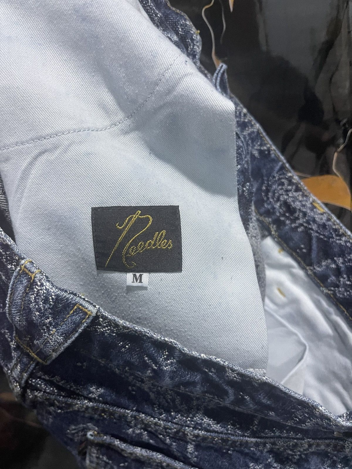 Needles Needles Paisly Denim Pant Size US 33 - 4 Thumbnail