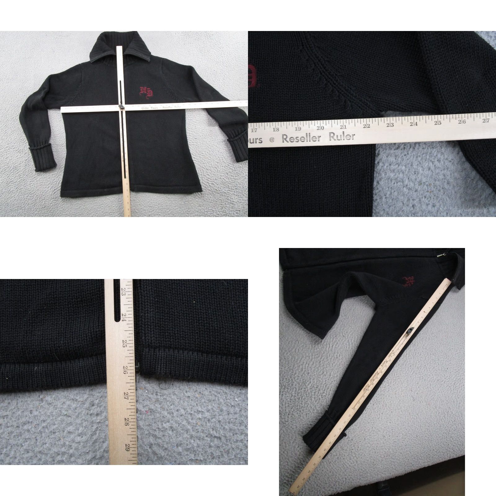 Harley Davidson Harley-Davidson Womens Full Zip Sweater Size XL / US 12-14 / IT 48-50 - 8 Thumbnail