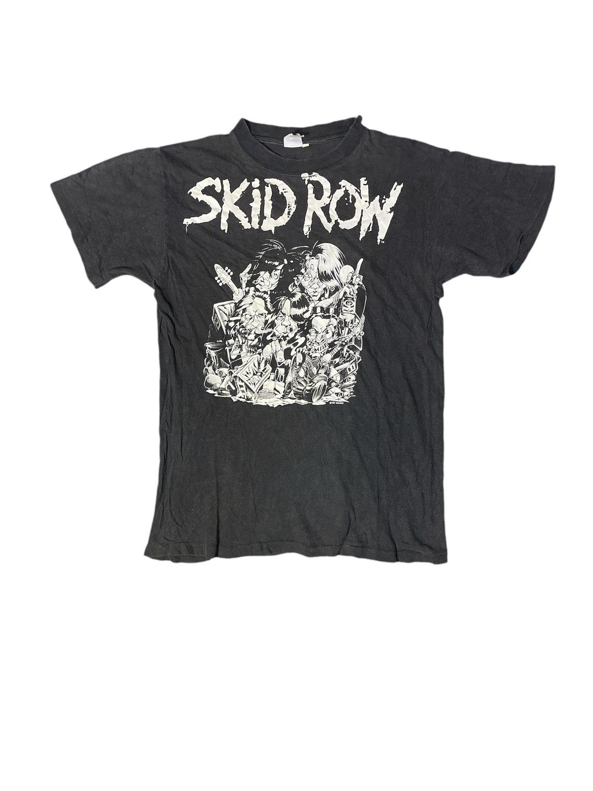 Band Tees × Vintage Vintage Skid Row Band Tour Tshirt Size US L / EU 52-54 / 3 - 1 Thumbnail