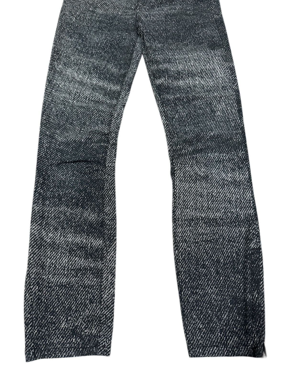 Helmut Lang Helmut Lang Women's Jeans Ankle Zip Moto Knee Seam Skinny Size 24" / US 00 / IT 34 - 3 Thumbnail