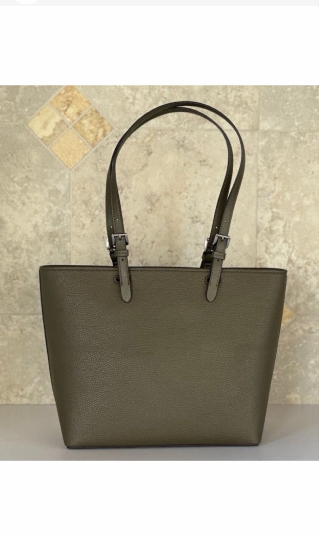 Michael Kors Michael Kors Jet Set Travel Olive Green Tote Bag Size ONE SIZE - 2 Thumbnail