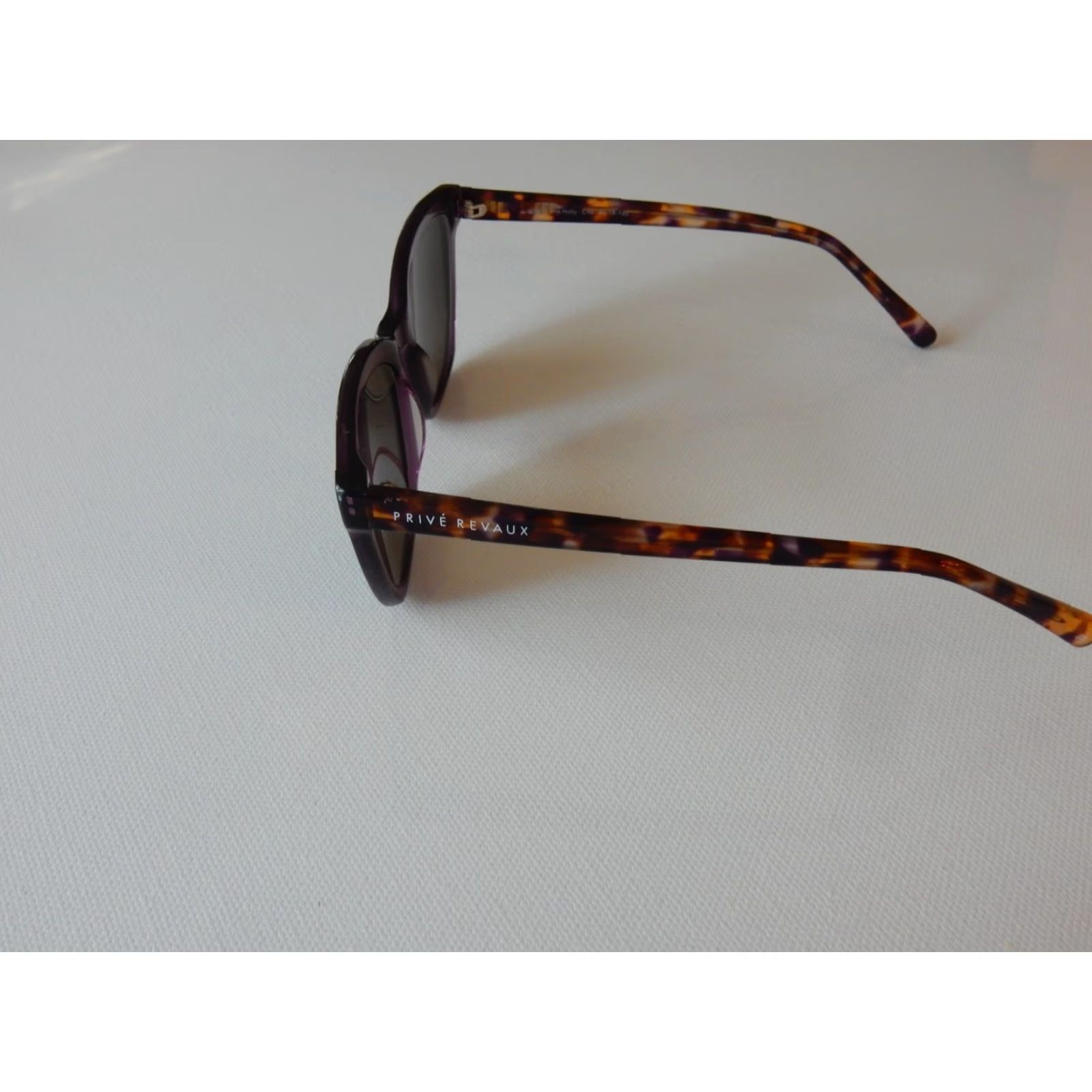 Vintage VINTAGE Prive Revaux Eyeglasses Frames Brown 58[]15 130 EL18931 BR Women Sunglasses Adults? Size ONE SIZE - 3 Thumbnail