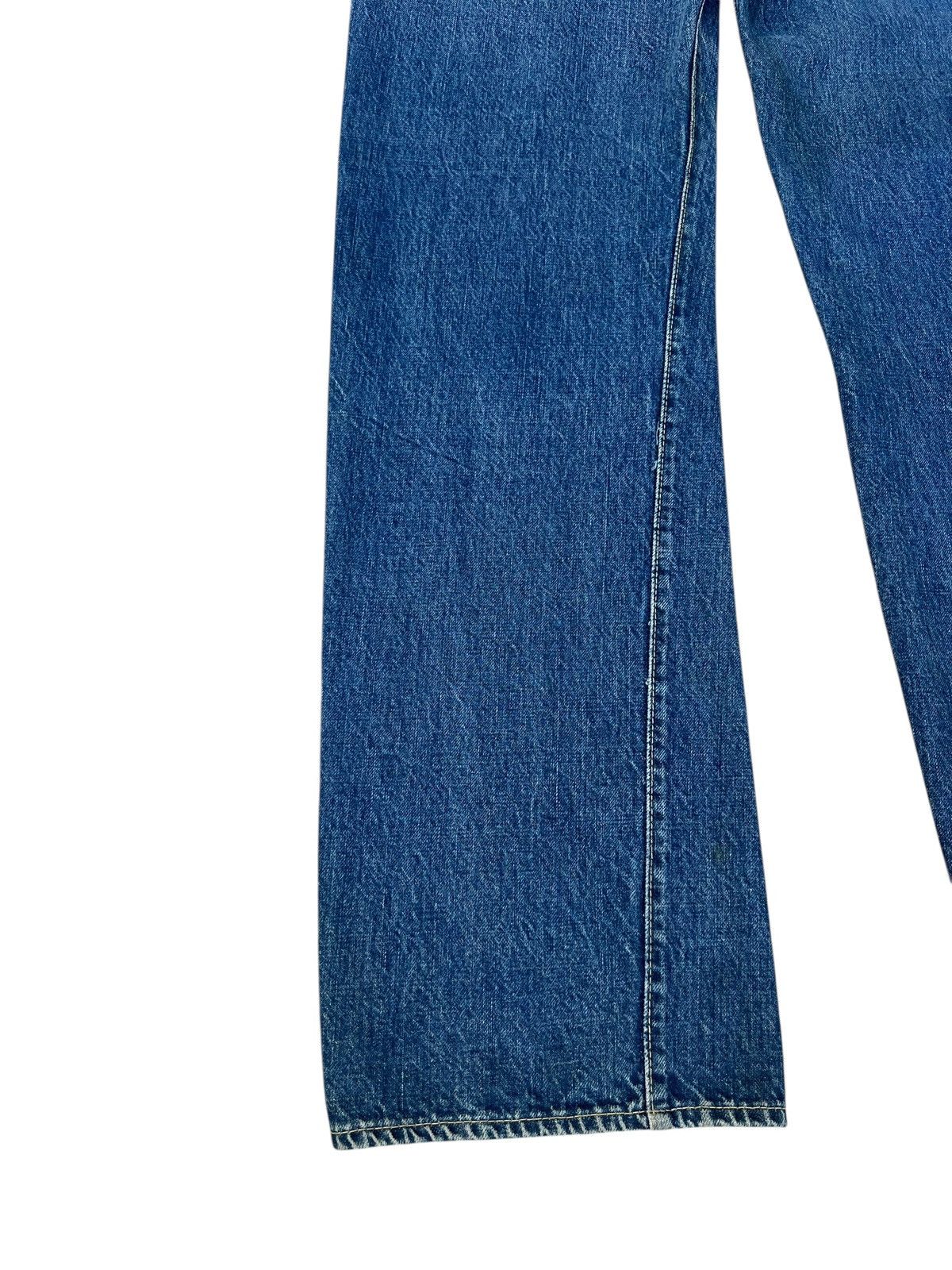 Denime RARE! Vintage DENIME ORIZZONTI Aging Denim Selvedge Jeans Size US 31 - 17 Thumbnail