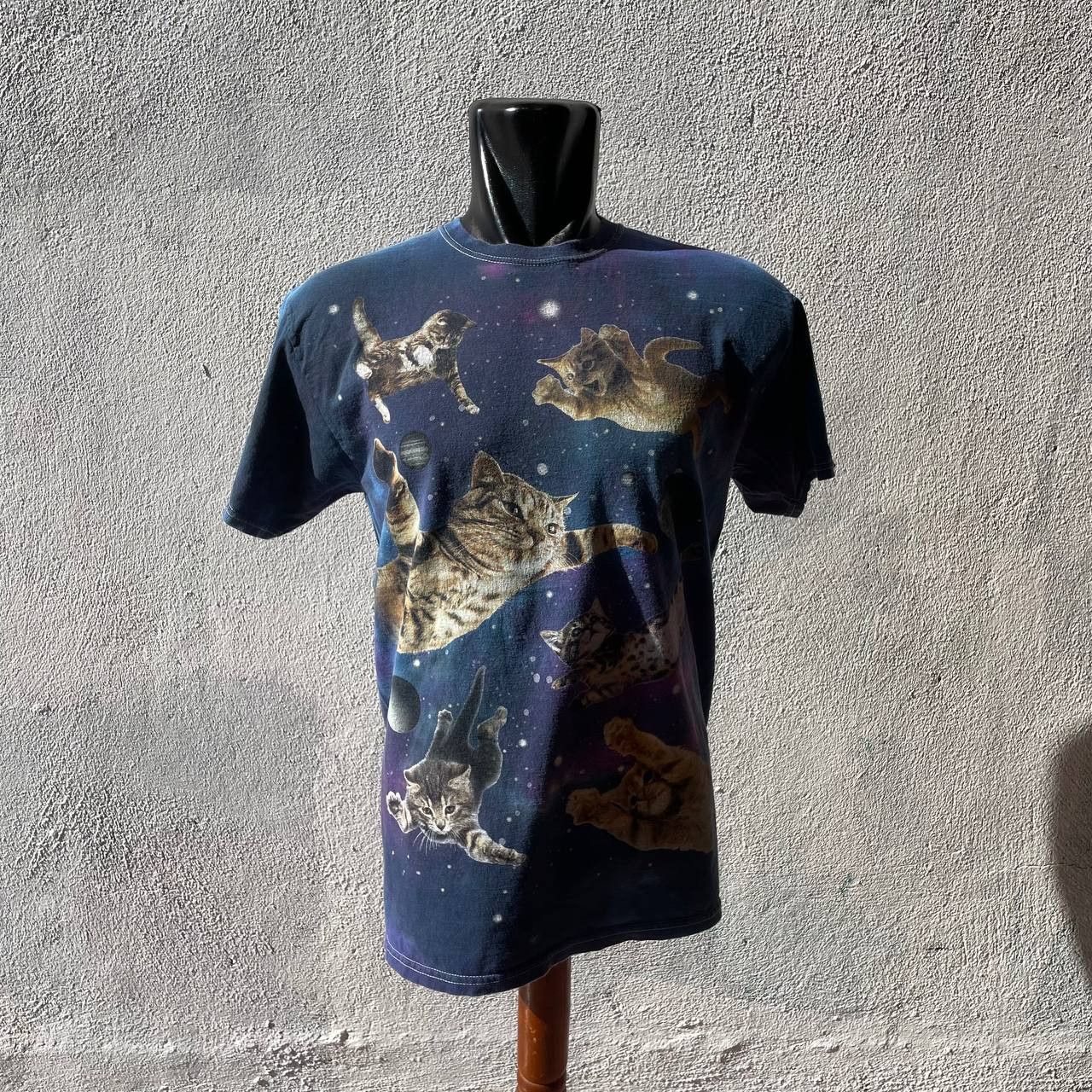 Vintage SPACE CAT DOM TIE DYE TSHIRT Size US M / EU 48-50 / 2 - 1 Thumbnail