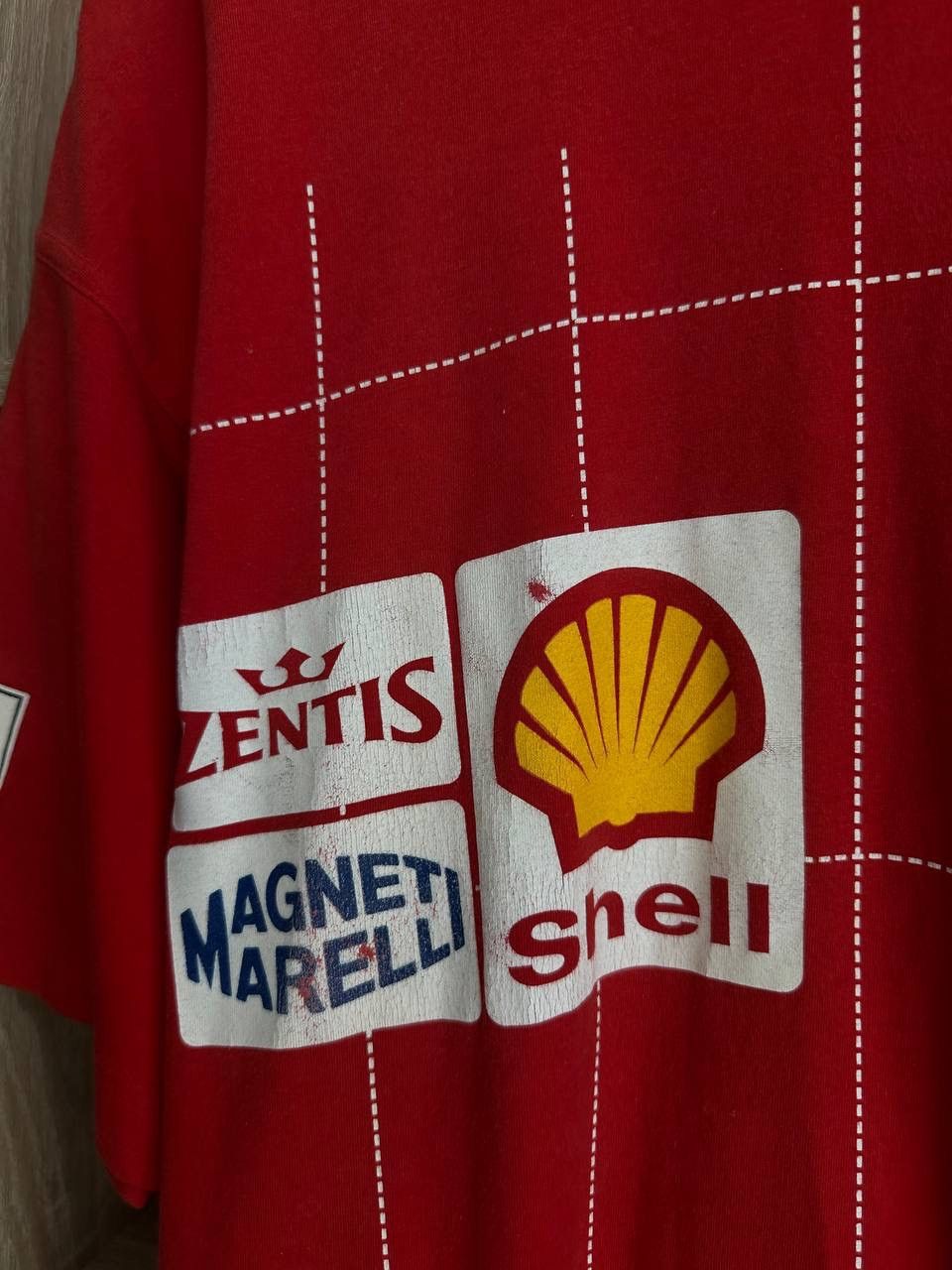 Ferrari × Vintage Vintage Ferrari Racing Formula Uno Red T-Shirt Size US XL / EU 56 / 4 - 6 Thumbnail