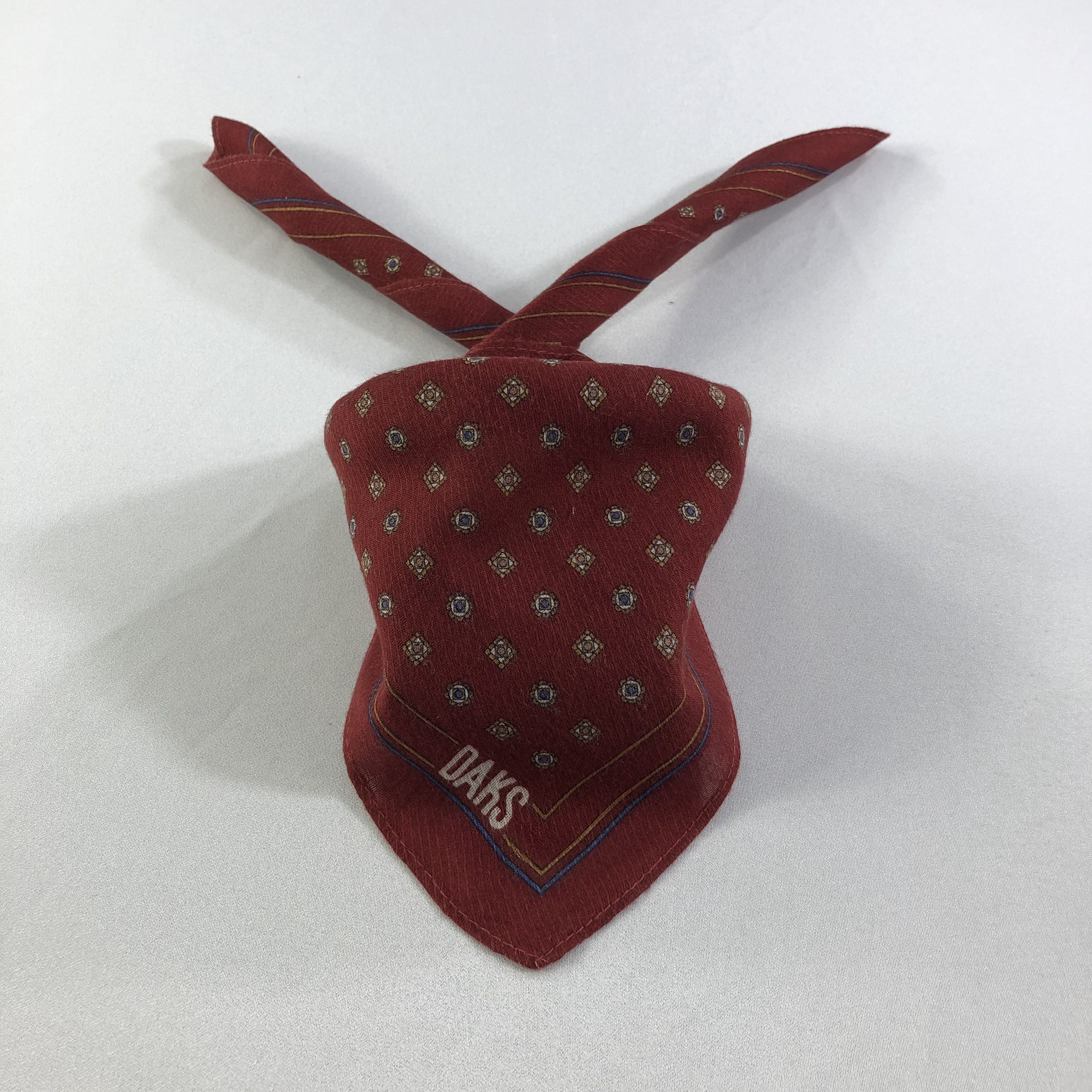 DAKS × Vintage DAKS Handkerchief Neckerchief Bandana H1825 Size ONE SIZE - 1 Thumbnail