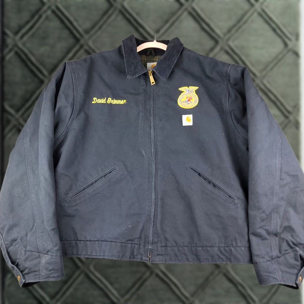 Carhartt × PACCBET PACCBET x Carhartt Checkered Shearling Shirt