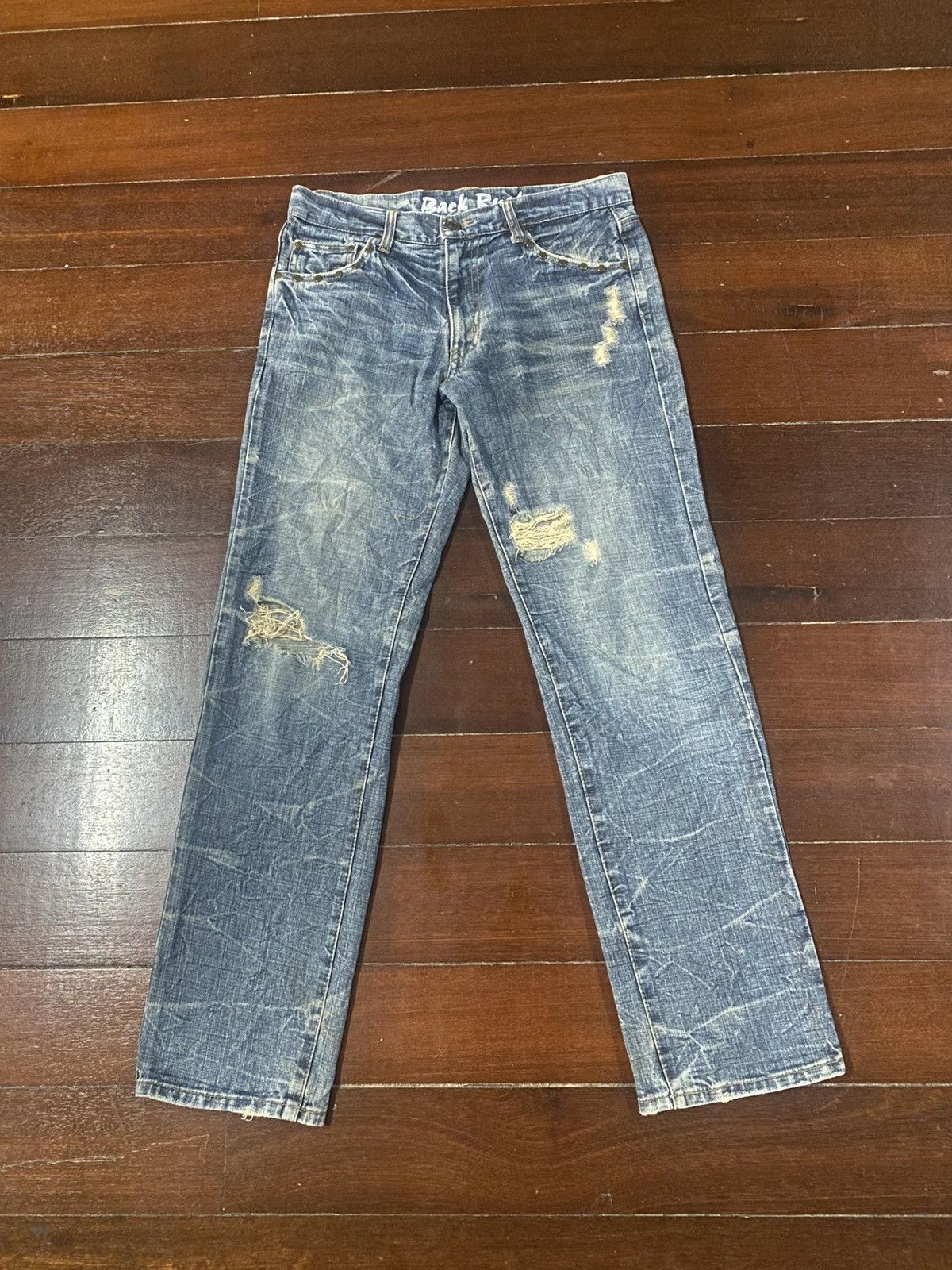 If Six Was Nine Rare design BACK RUSH style studded metal PUNK distressed Size US 34 / EU 50 - 1 Thumbnail