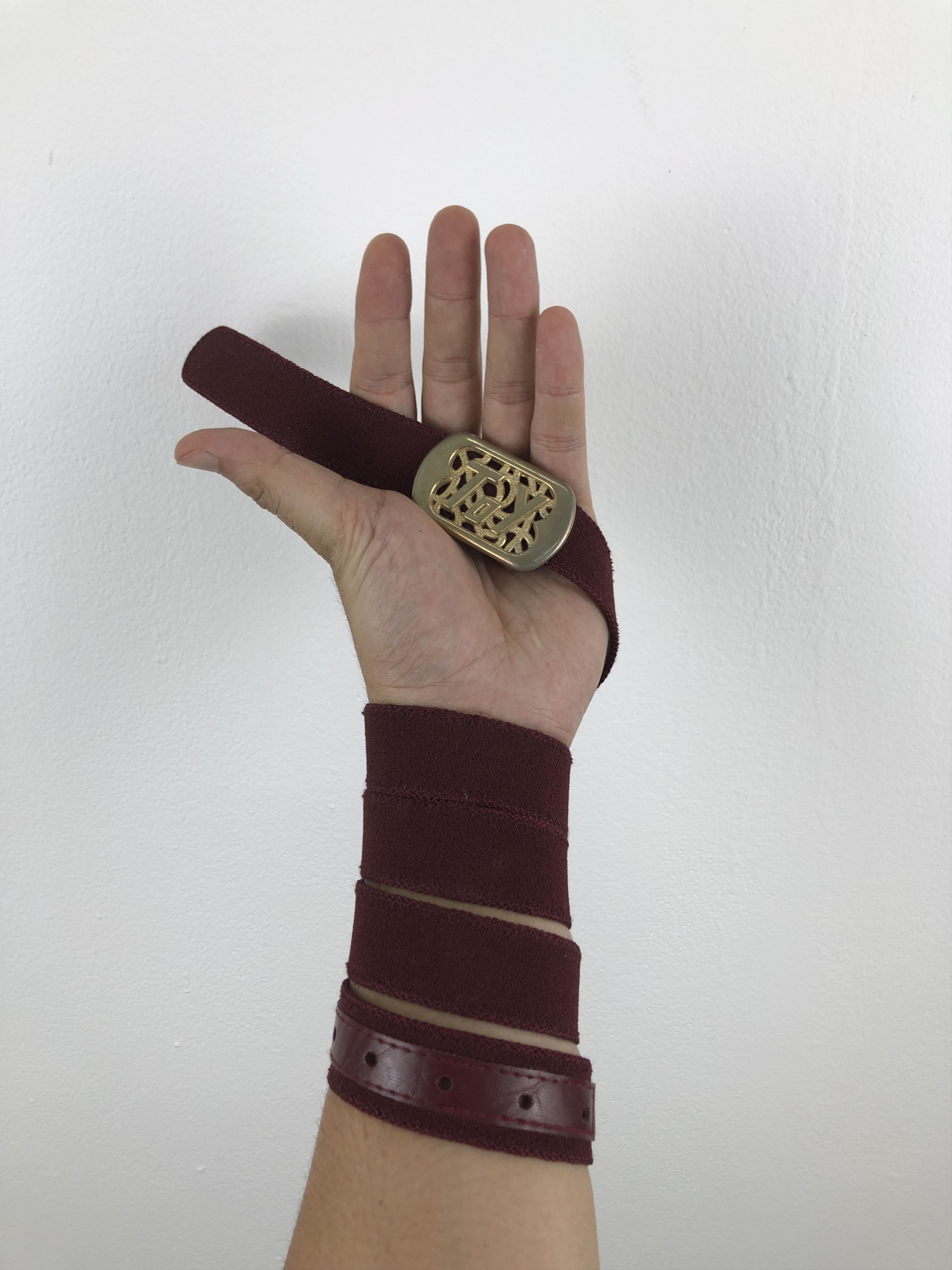 Japanese Brand Vintage Leather Belt Japanese Brand B0018 Size ONE SIZE - 1 Thumbnail