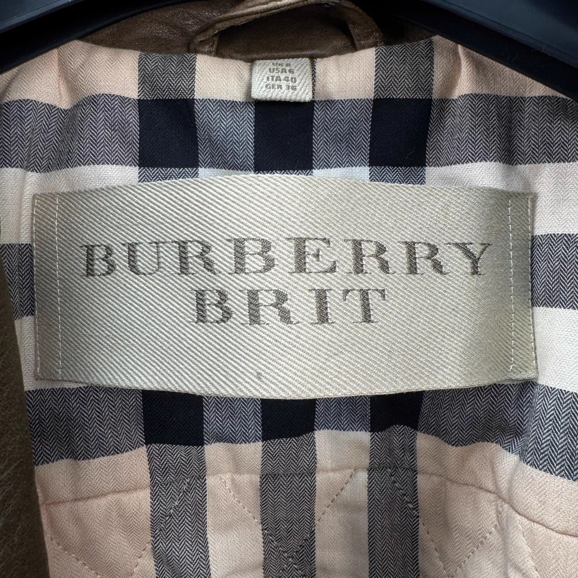 Burberry Burberry Quilted Sheepskin Jacket Check Lined UK8 95 New Size S / US 4 / IT 40 - 7 Thumbnail