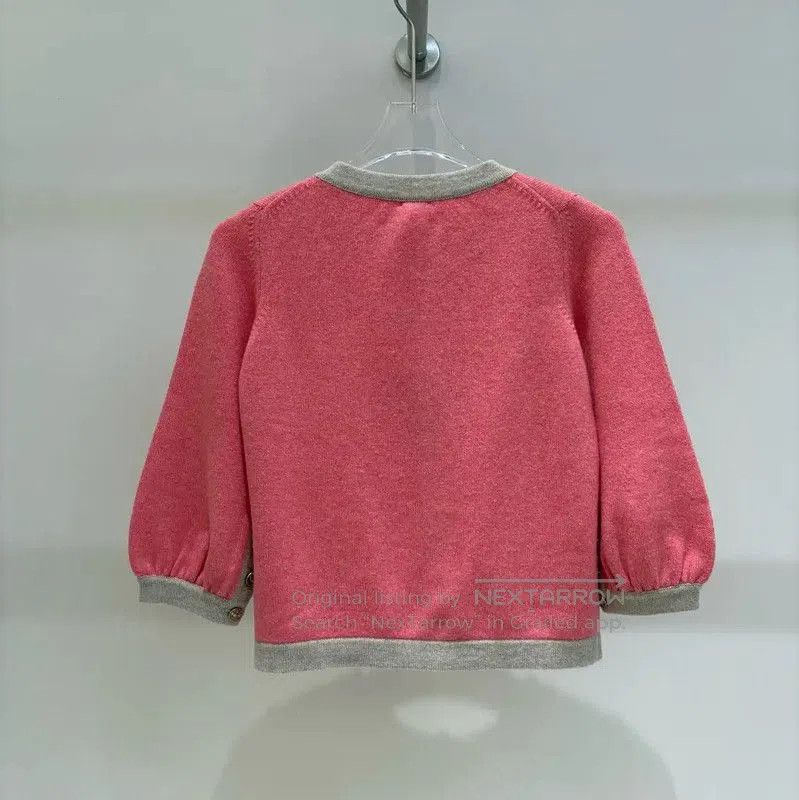 Chanel Chanel Pink Cashmere Long Sleeve Cardigan . Size M / US 6-8 / IT 42-44 - 1 Thumbnail