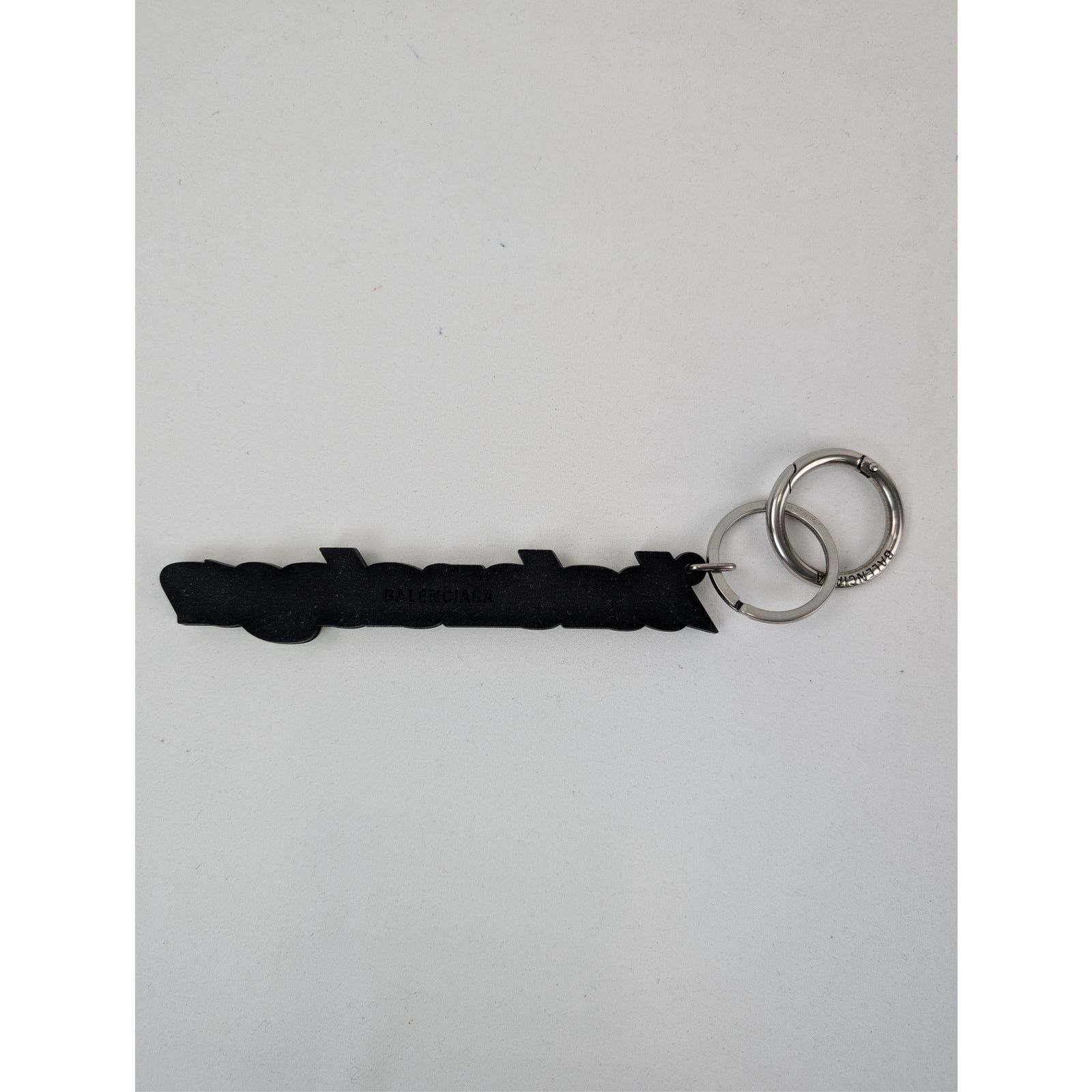 Balenciaga o1rshd1 Q:2 / Size: OS / Balenciaga Logo Rubber Keyrings Size ONE SIZE - 6 Thumbnail