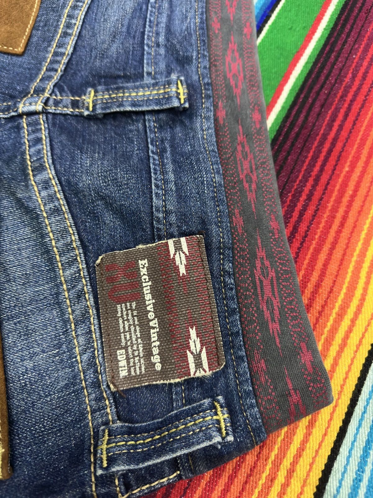 Other Edwin Double Waist XV Blue Wash 💥 Size US 30 / EU 46 - 5 Thumbnail