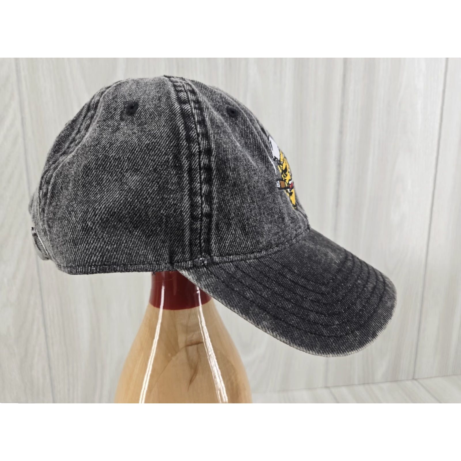 Vintage Otto Hat Baseball Cap Men Adjustable Black Cotton Happy Tiger Cigar Acid Washed Hardwear Designer Theme Tigers Mens Size ONE SIZE - 5 Thumbnail