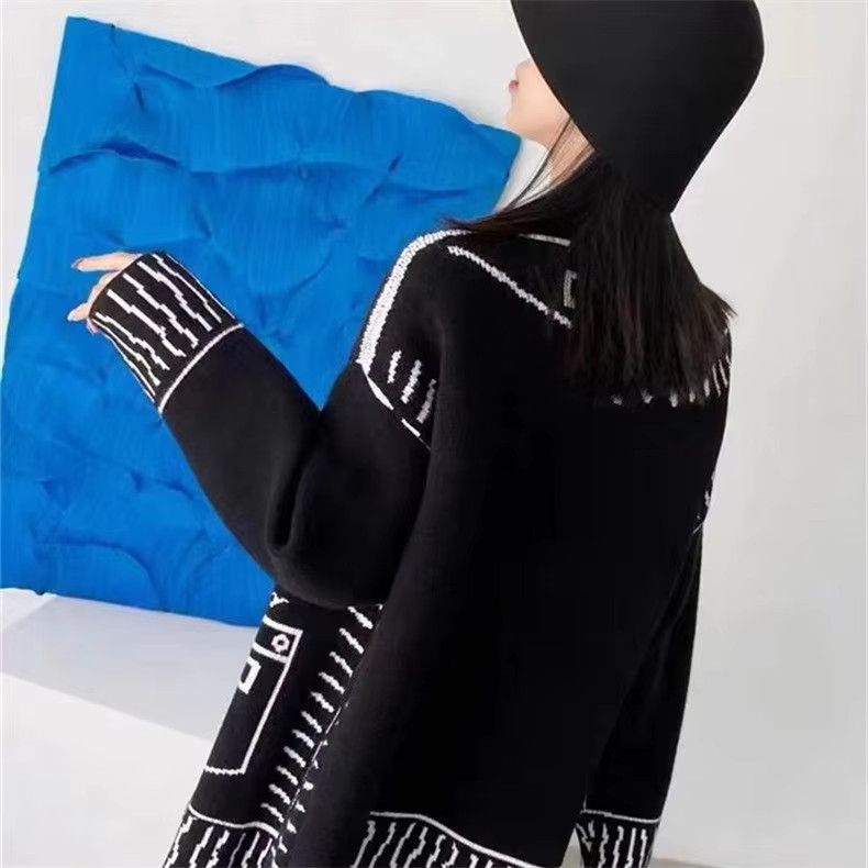 Other Korean Style Graffiti Unique Loose Cardigans Coat Y2k Size M / US 6-8 / IT 42-44 - 3 Thumbnail