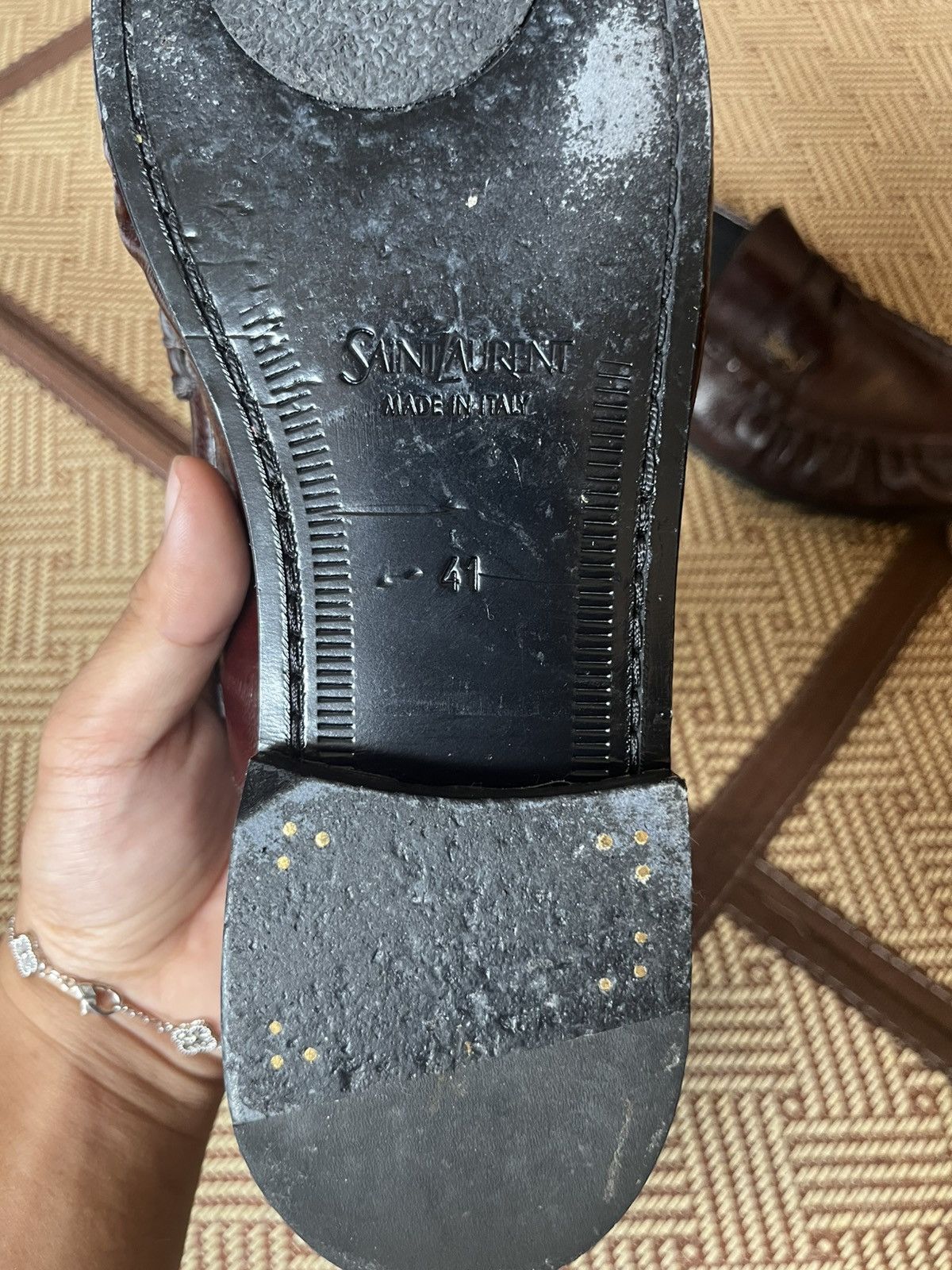 About blank duke and dexter paisley collab penny loafer