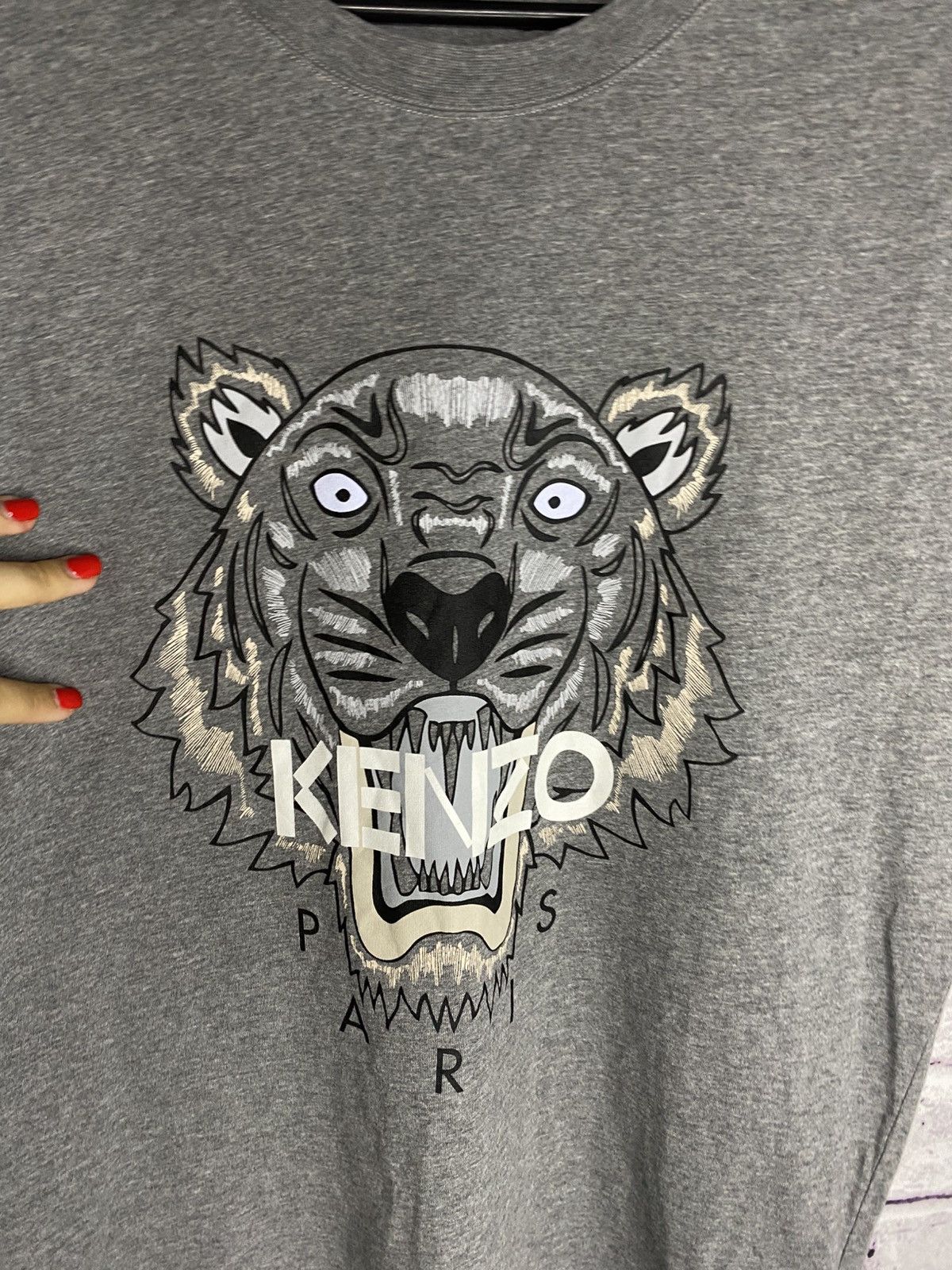 Kenzo Mens Vintage Kenzo T-Shit Luxury Tiger Print Logo Size US M / EU 48-50 / 2 - 3 Thumbnail