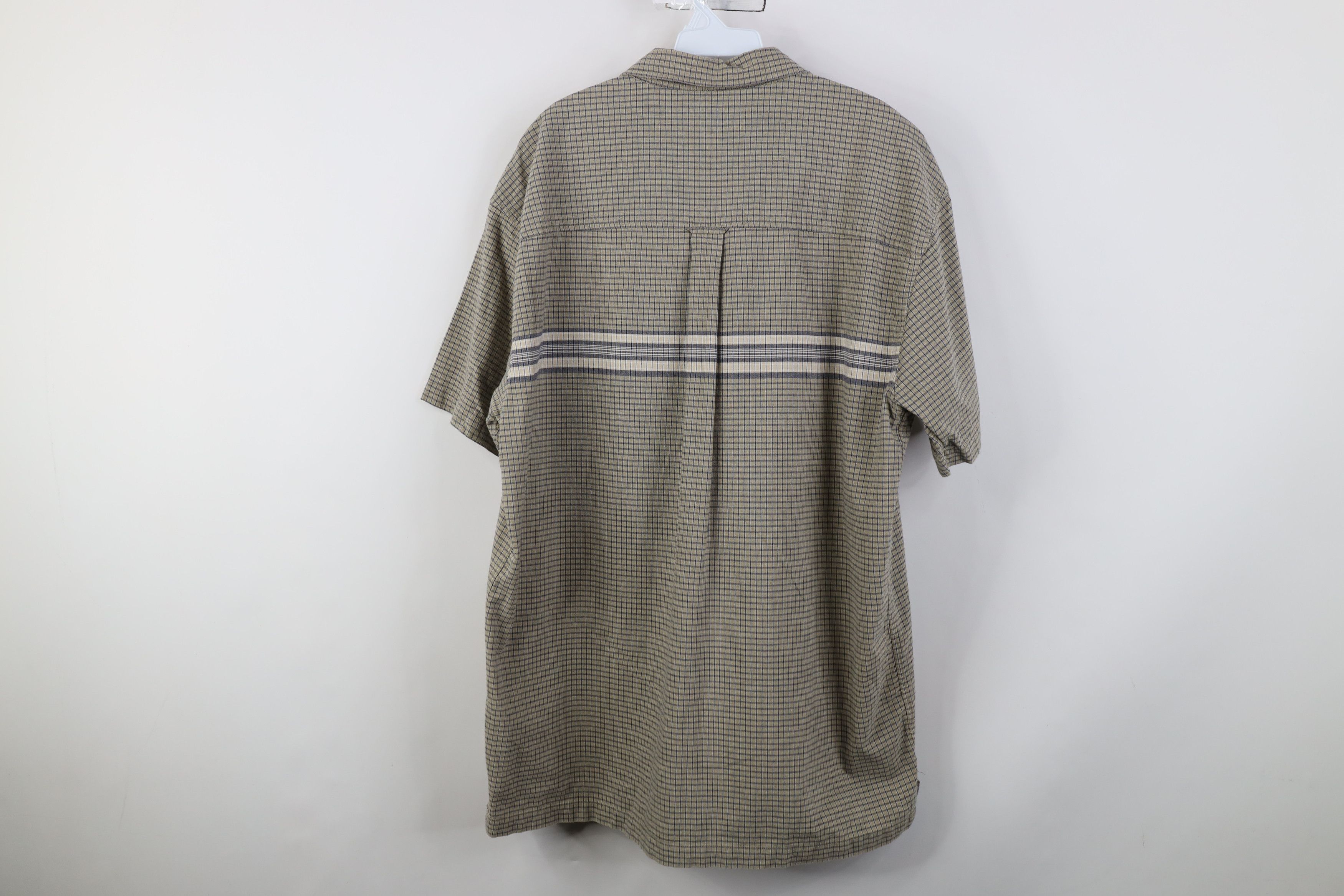 Vintage Vintage 90s Streetwear Striped Short Sleeve Button Shirt Size US XL / EU 56 / 4 - 10 Thumbnail