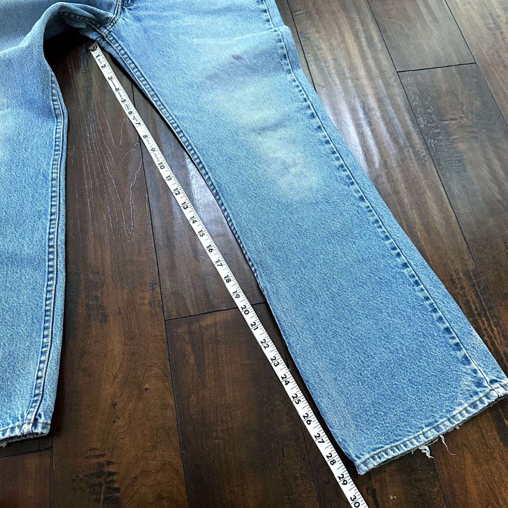 Levi's VINTAGE Levi's 517 Bootcut Blue Jeans 34x31 USA Mens Size US 34 / EU 50 - 4 Thumbnail