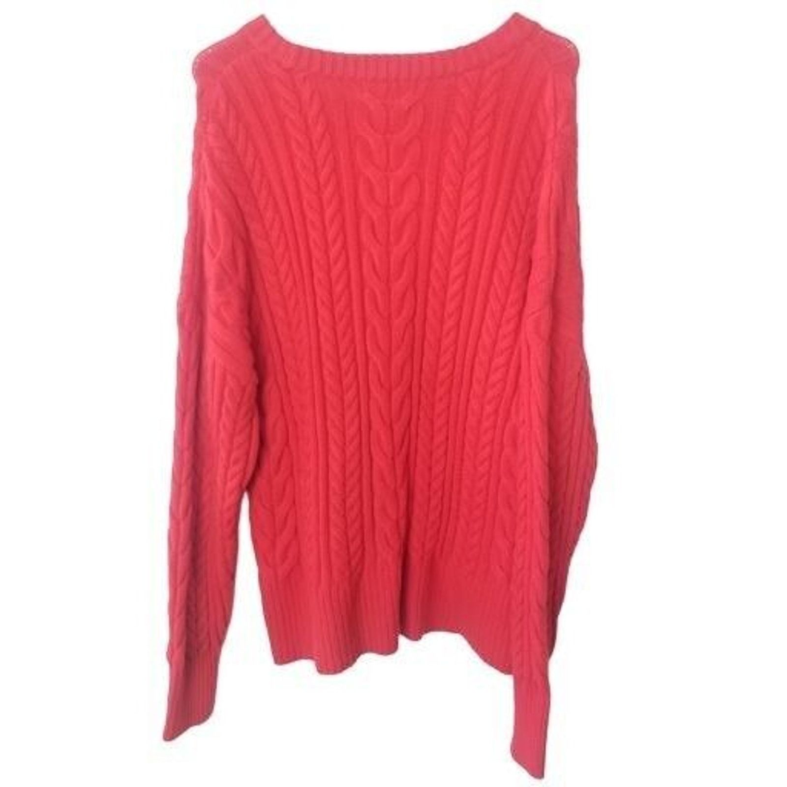 Phipps Philosophy Womens Cable Knit Fisherman Sweater XL Cabincore Size XL / US 12-14 / IT 48-50 - 9 Thumbnail