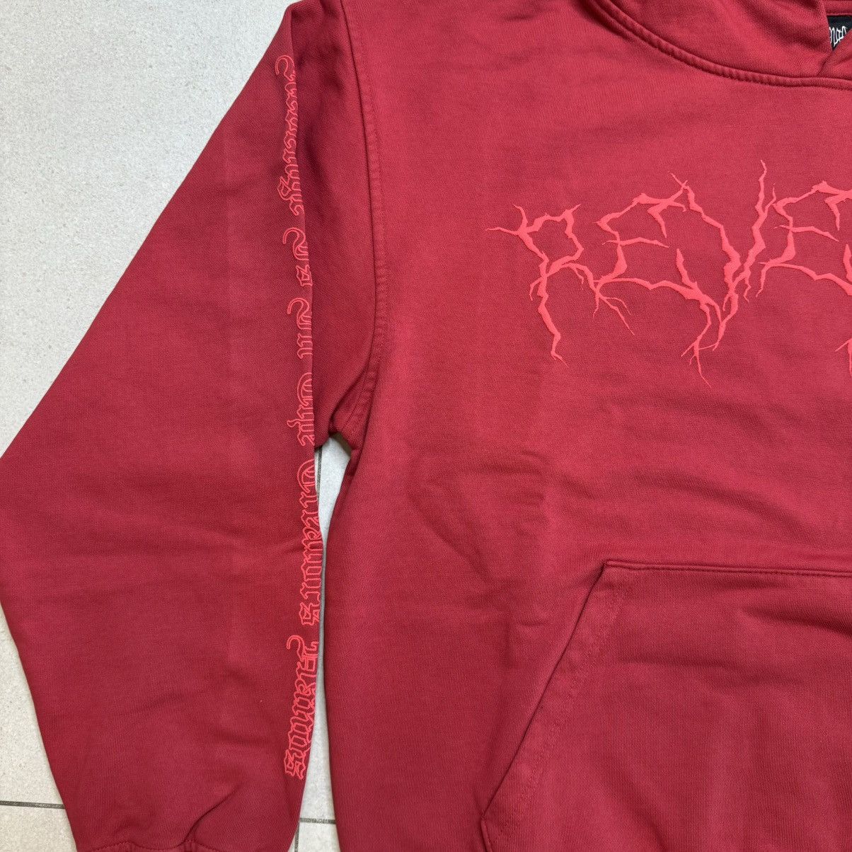 Revenge Revenge X Lightning Heartbreak Hoodie Red/Red SIZE MEDIUM Size US M / EU 48-50 / 2 - 6 Thumbnail