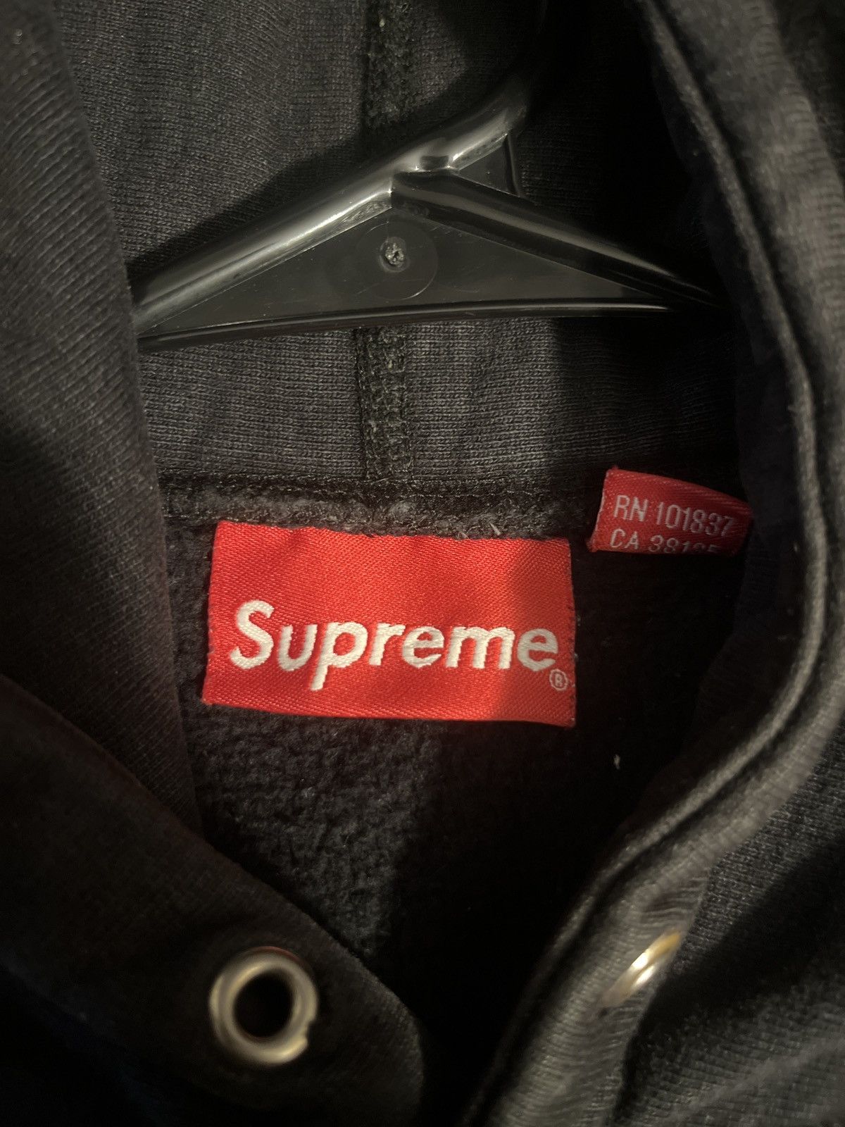 Supreme Black supreme hoodie Size US L / EU 52-54 / 3 - 3 Thumbnail