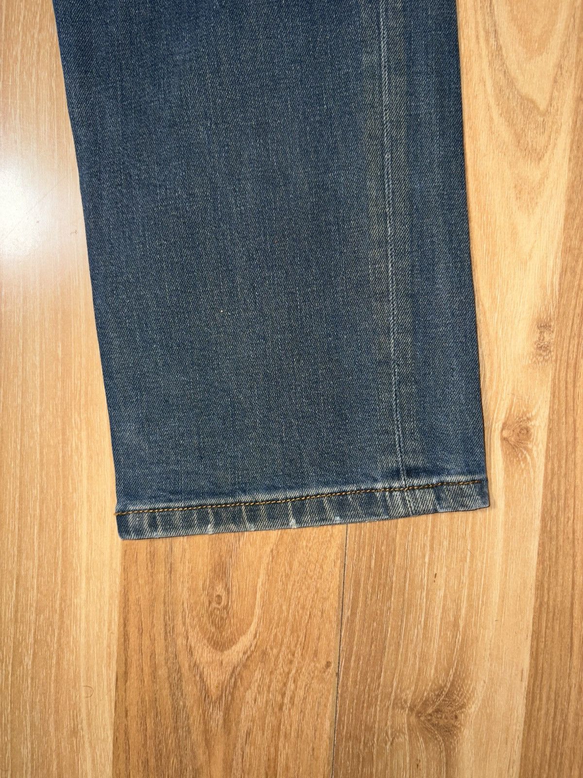 Ed Hardy VTG Ed Hardy "Dagger" Slim Taper Jean Embossed Skull Size 34 Size US 34 / EU 50 - 4 Thumbnail