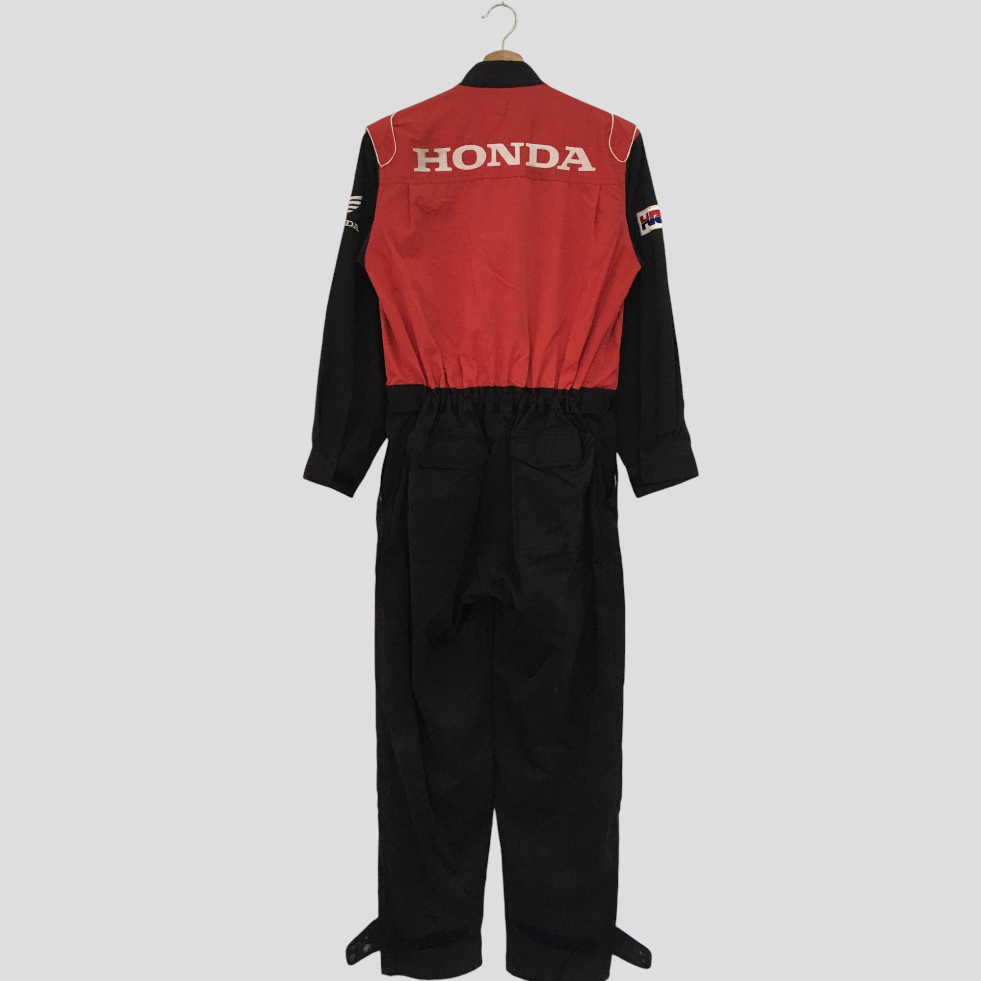 Honda × Vintage Vintage 90s Honda Racing Team Coveralls HRC Japan Overalls Size US 30 / EU 46 - 2 Thumbnail