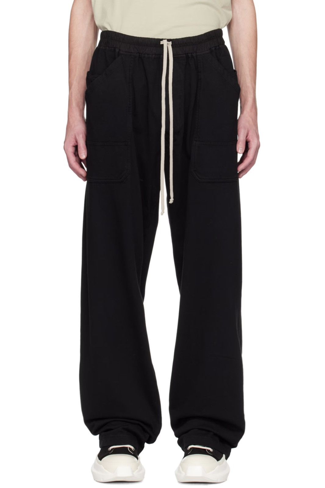 image of Rick Owens x Rick Owens Drkshdw Rick Owen’S Drawstring Pants in Black, Men's (Size 36)