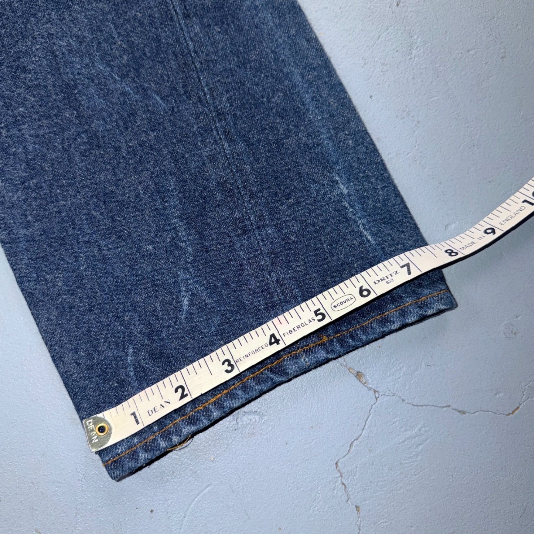 Levi's Levis 501 Vintage 80s Redline Selvedge USA Jeans Fuzzy Dark Wash 27x31 Act 25x27 Levi's 501 Series Size US 27 - 5 Thumbnail
