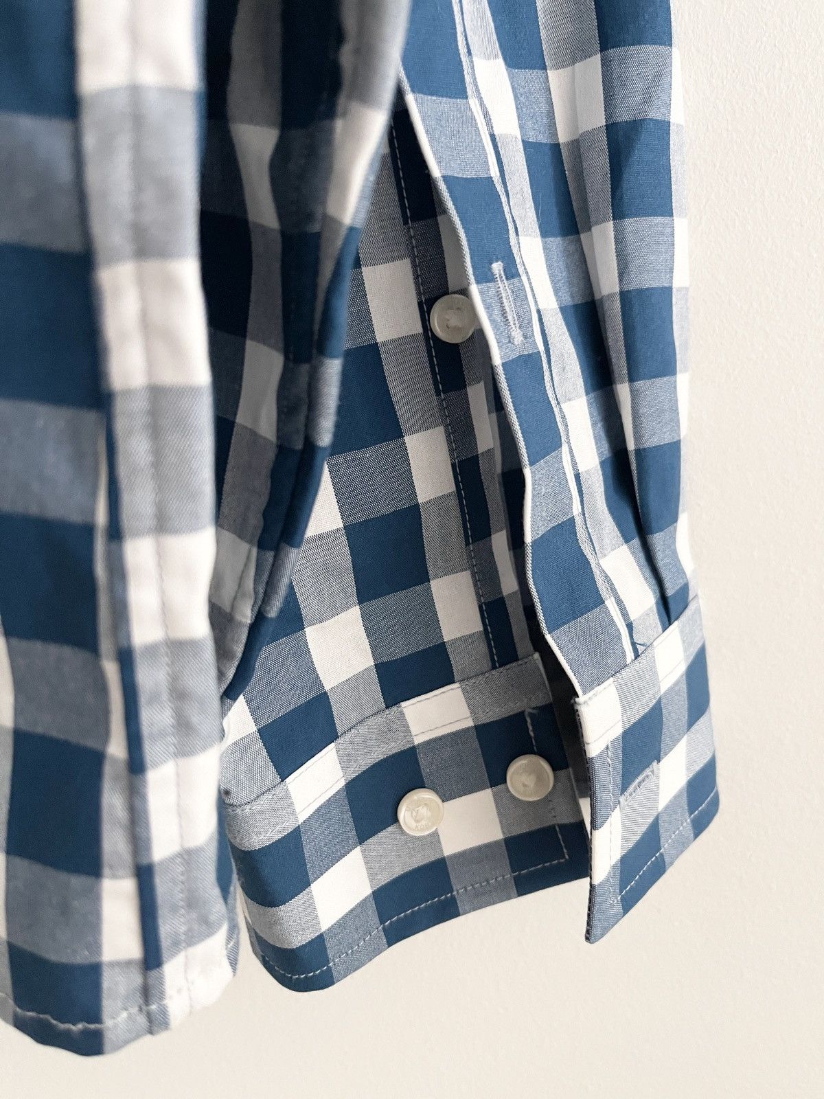 Michael Kors STEAL! 2000s Michael Kors Blue Plaid Flannel Shirt Size US XXL / EU 58 / 5 - 4 Thumbnail