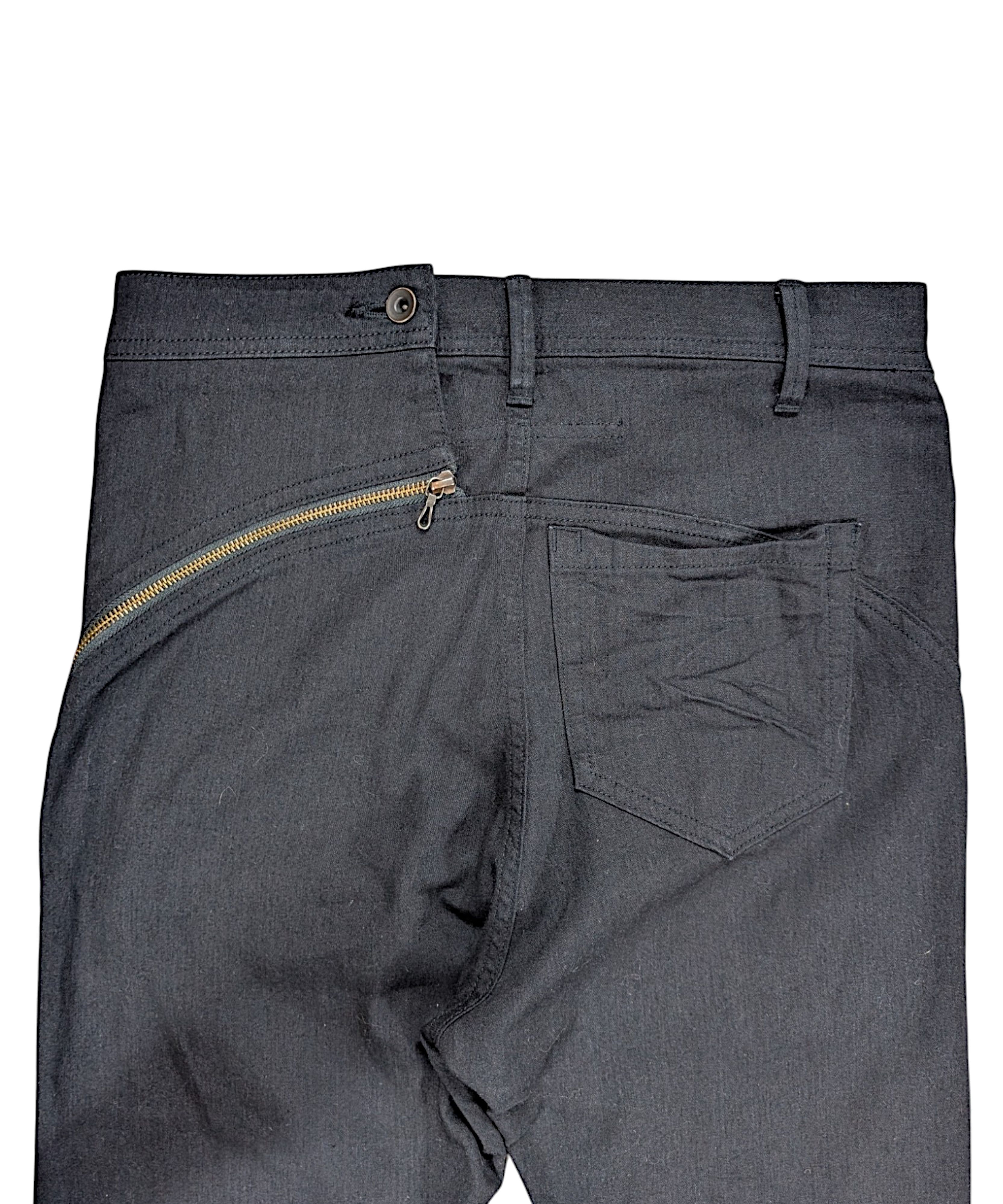Julius Julius Aircut FW21 "Dilated" Double Layer Zipper Denim Jeans Size US 31 - 6 Thumbnail